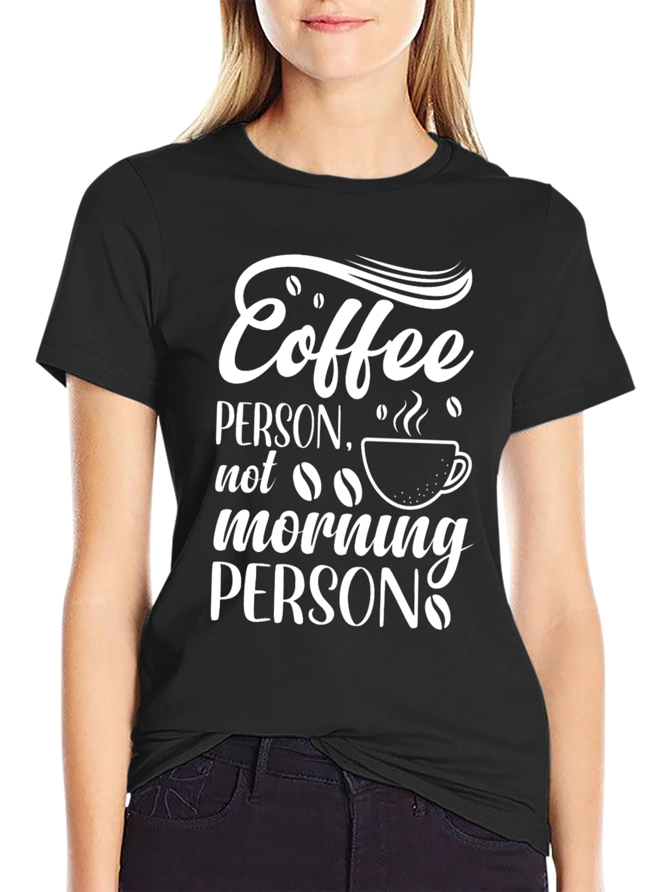 Coffee Person Tee - Not a Morning Person T-Shirt