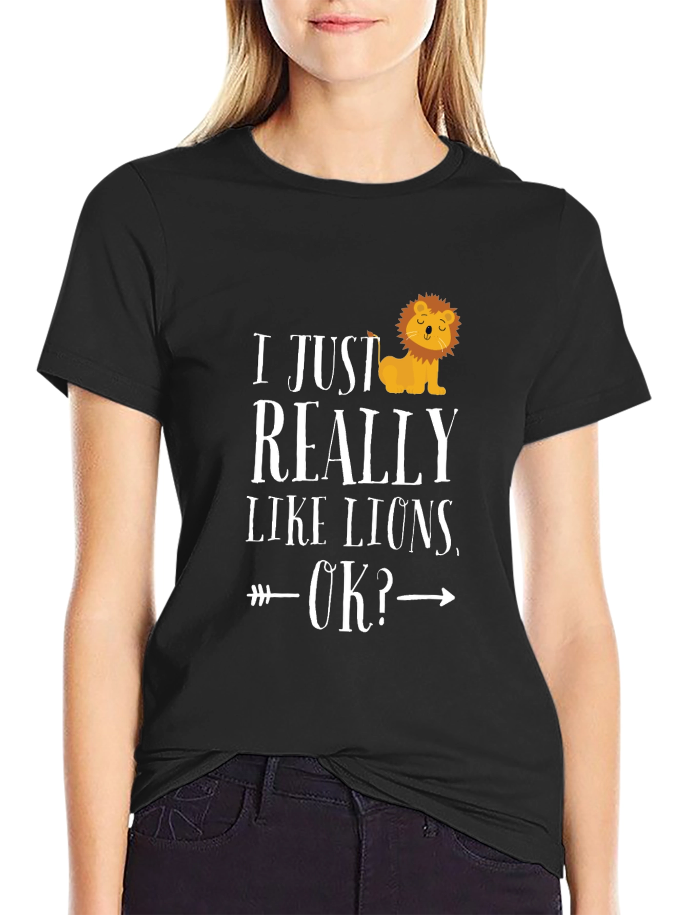 Lion Lover T-Shirt - I Just Really Like Lions OK?