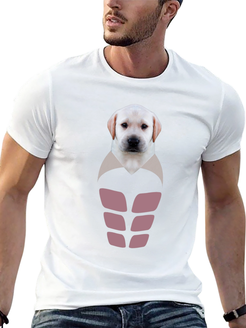 Labrador Puppy Six-Pack Graphic T-Shirt