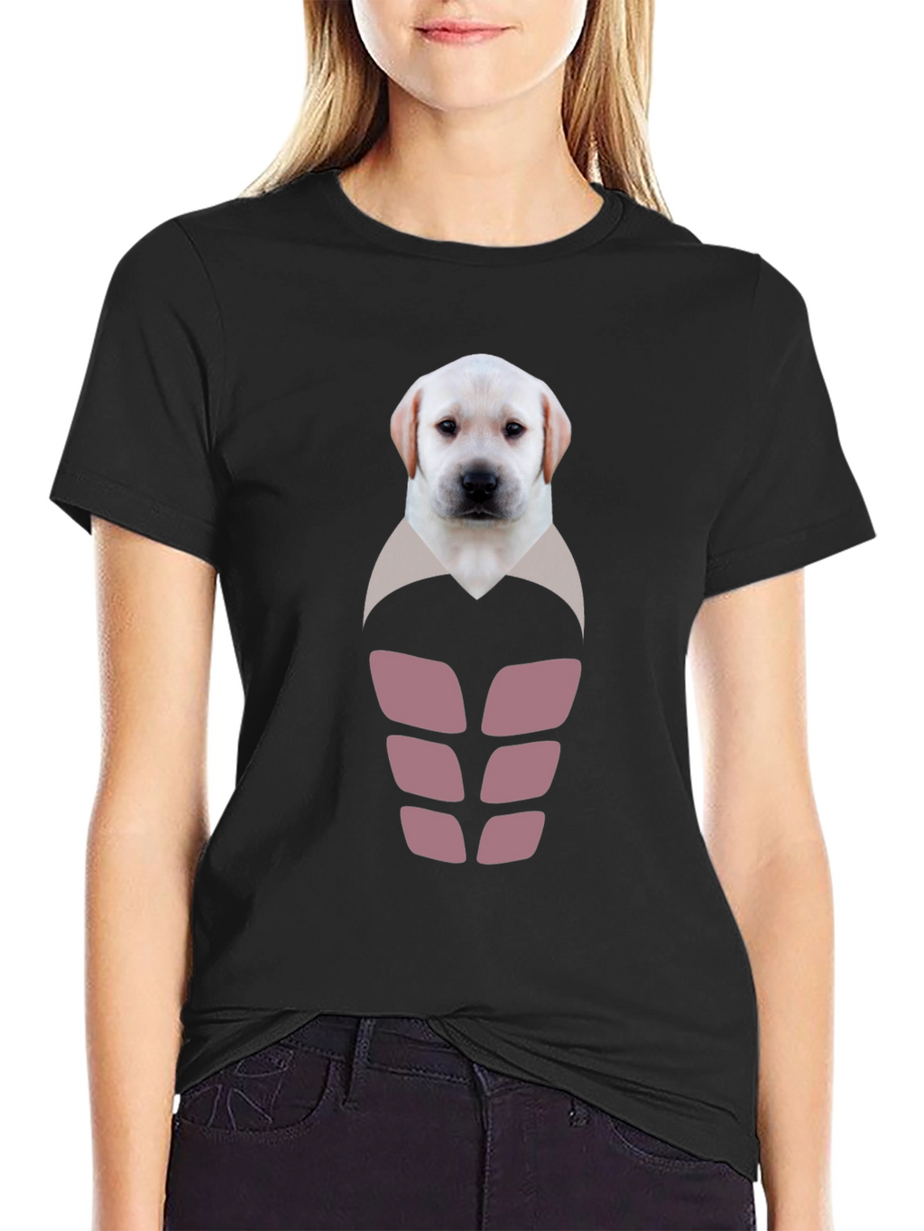 Labrador Puppy Six-Pack Graphic T-Shirt