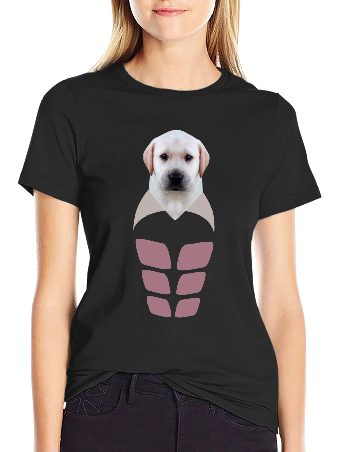 Labrador Puppy Six-Pack Graphic T-Shirt