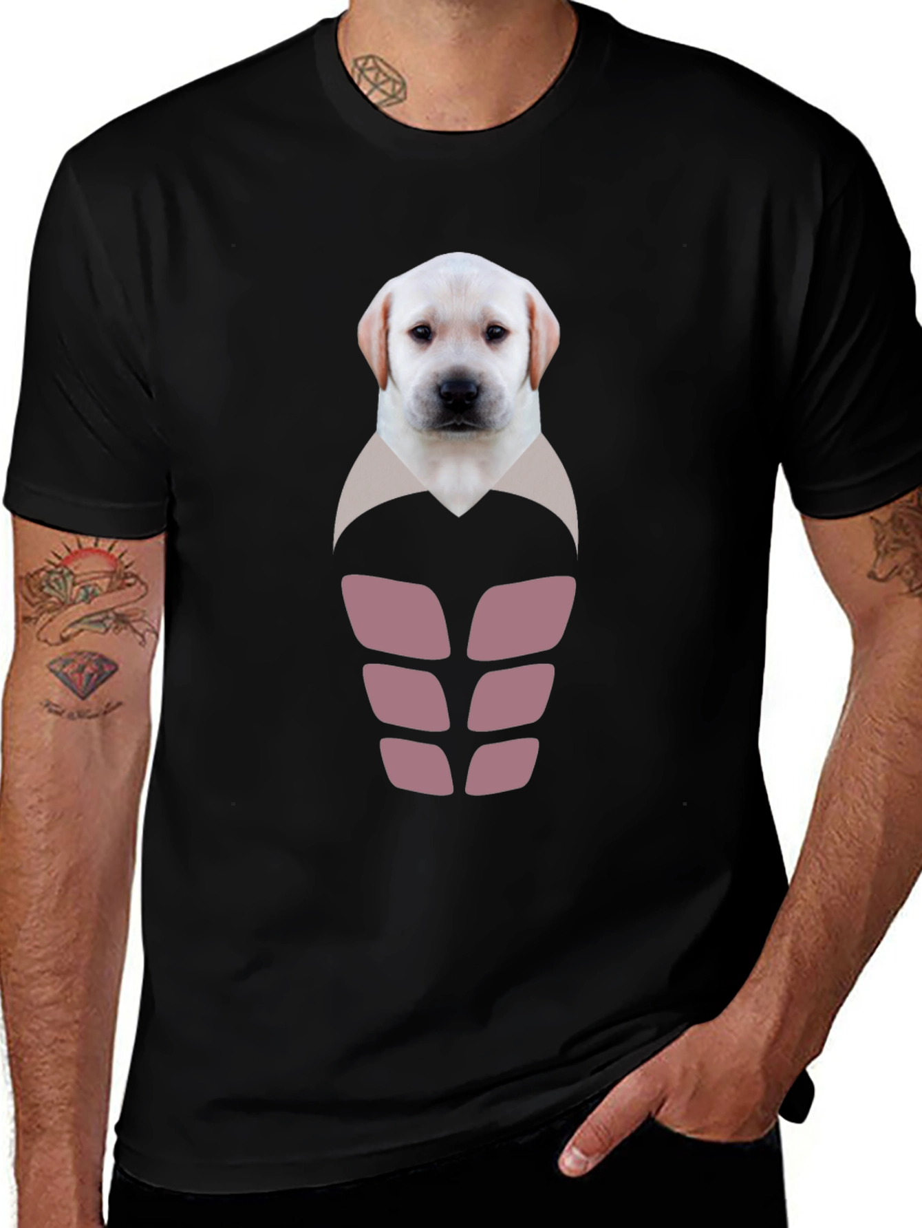 Labrador Puppy Six-Pack Graphic T-Shirt