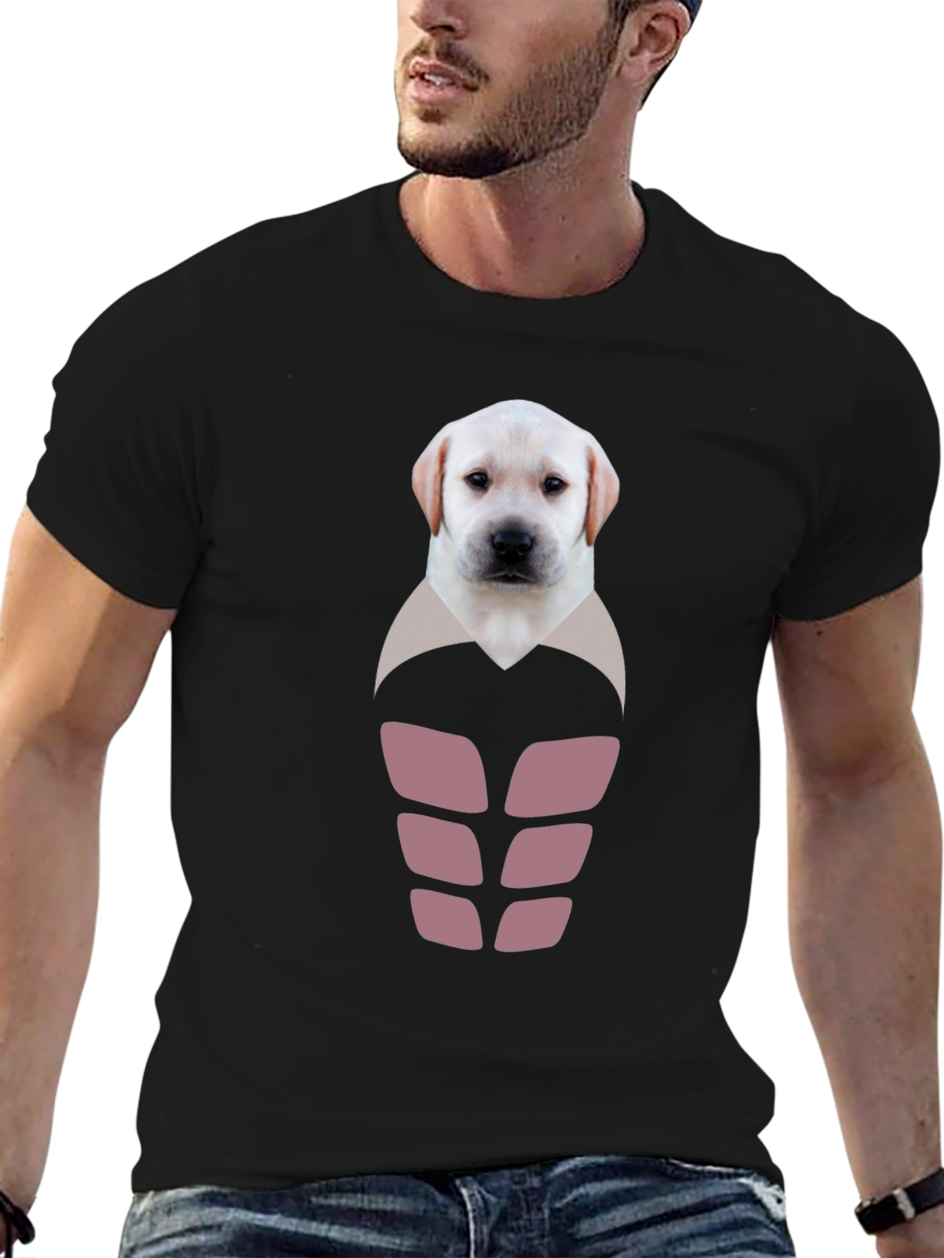 Labrador Puppy Six-Pack Graphic T-Shirt