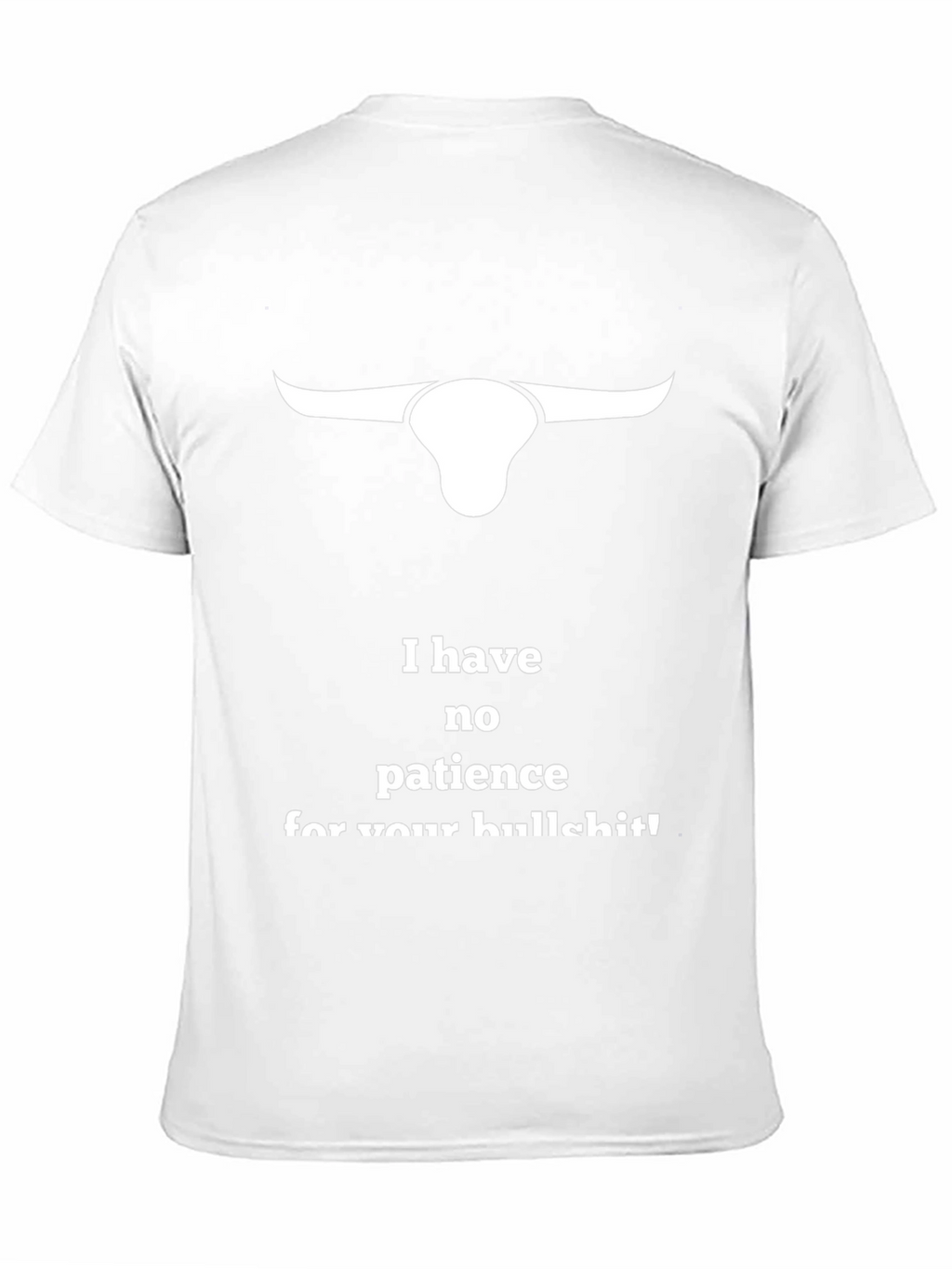No Patience Bull Graphic T-Shirt
