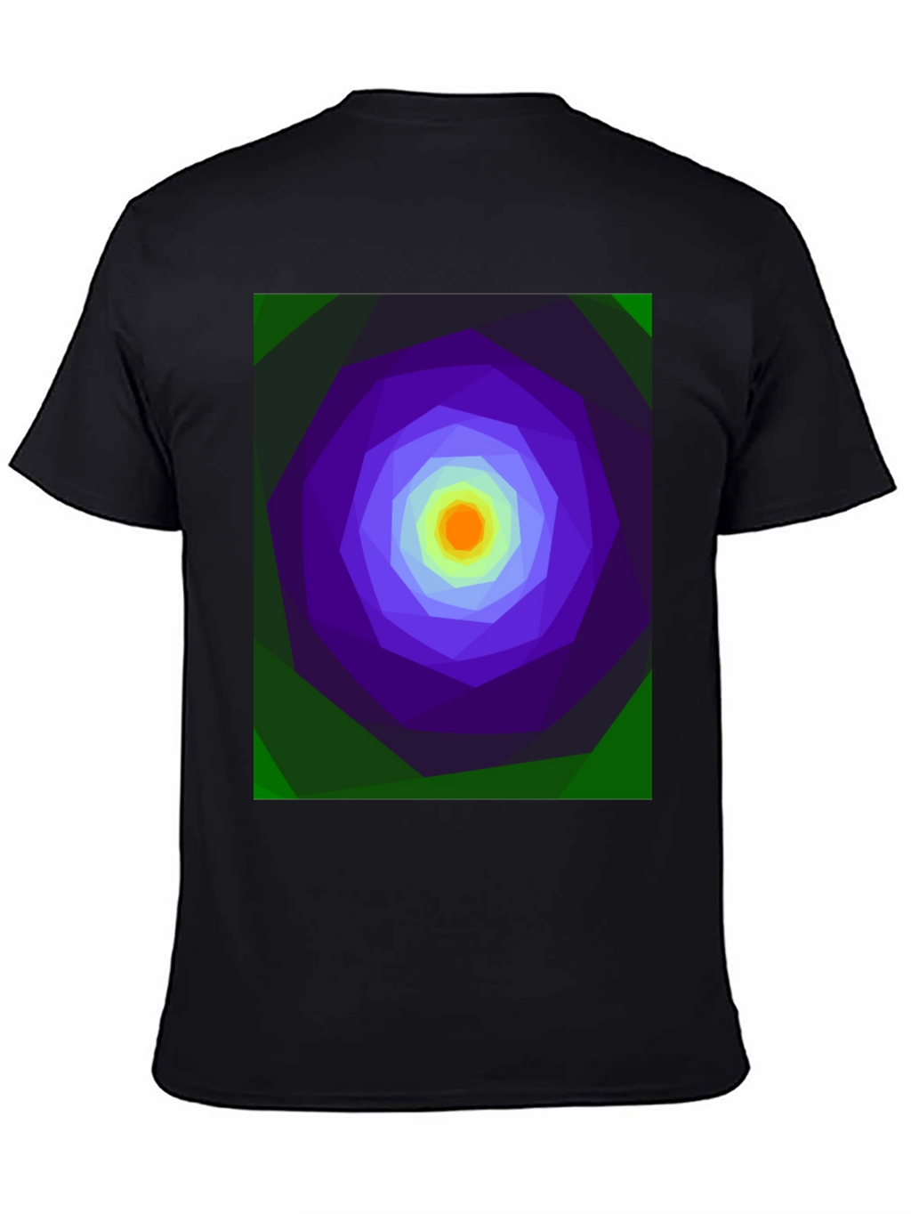 Geometric Vortex T-Shirt - Abstract Design