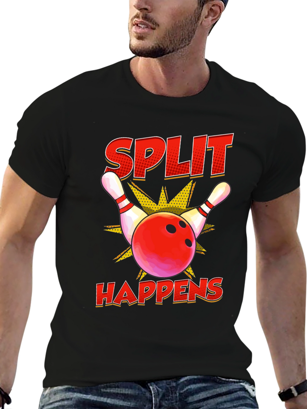 Split Happens Bowling T-Shirt