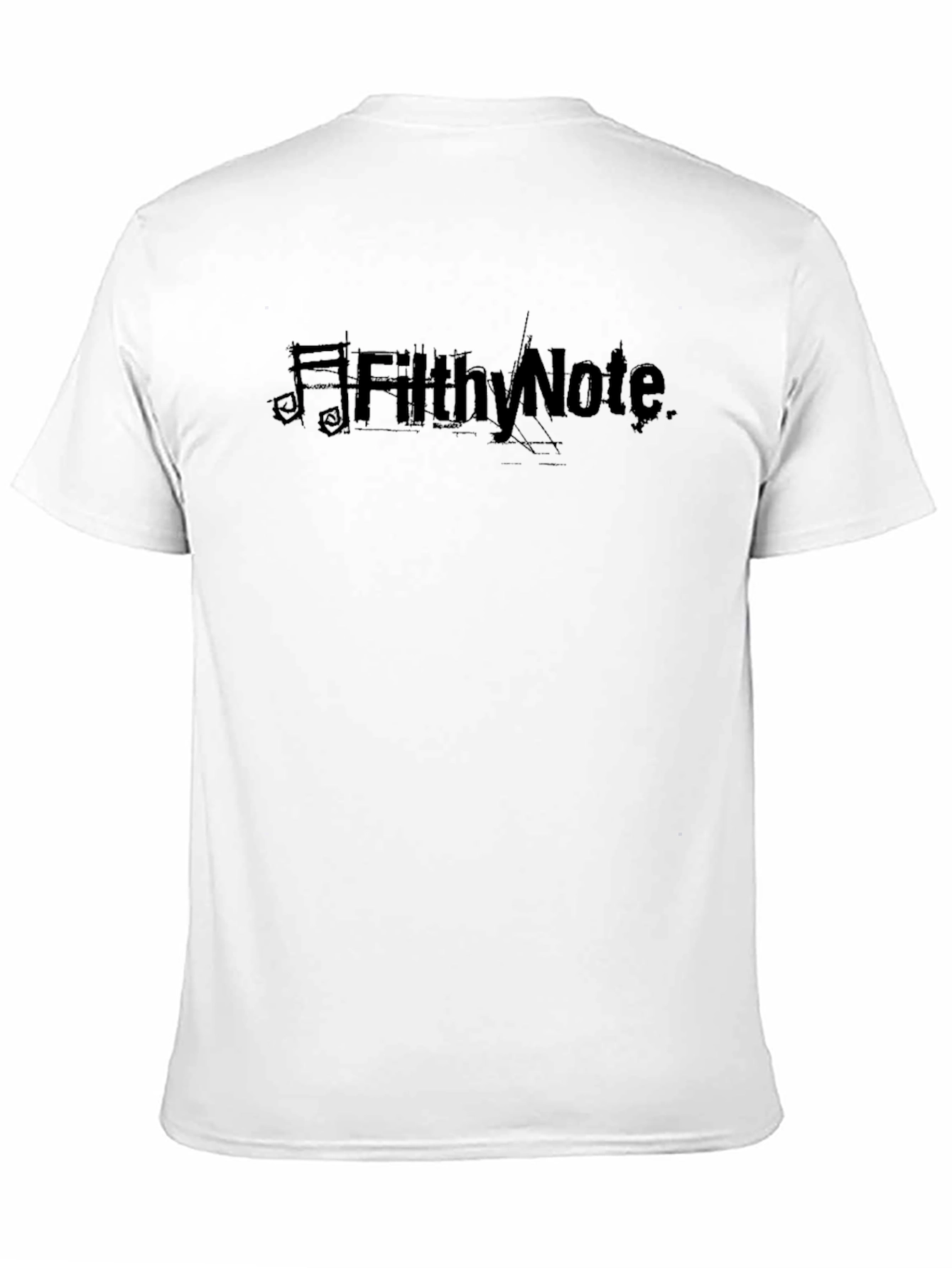 Filthy Note Graphic Tee - Black