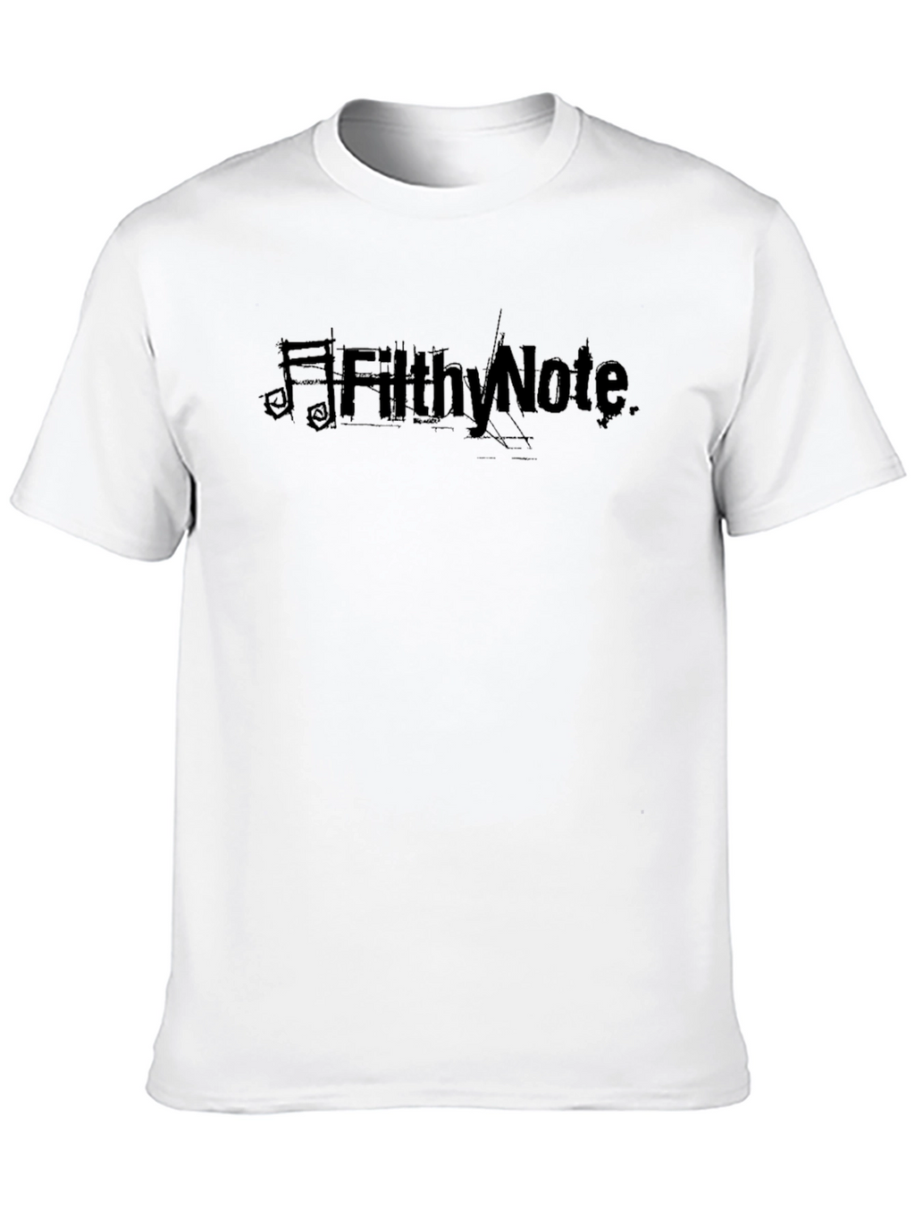 Filthy Note Graphic Tee - Black