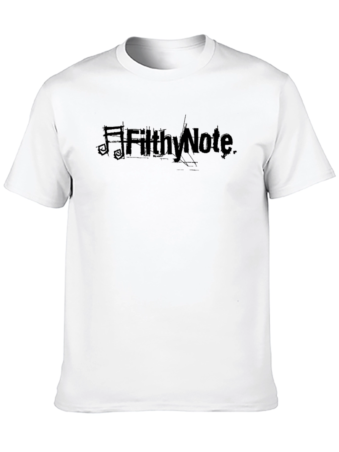 Filthy Note Graphic Tee - Black