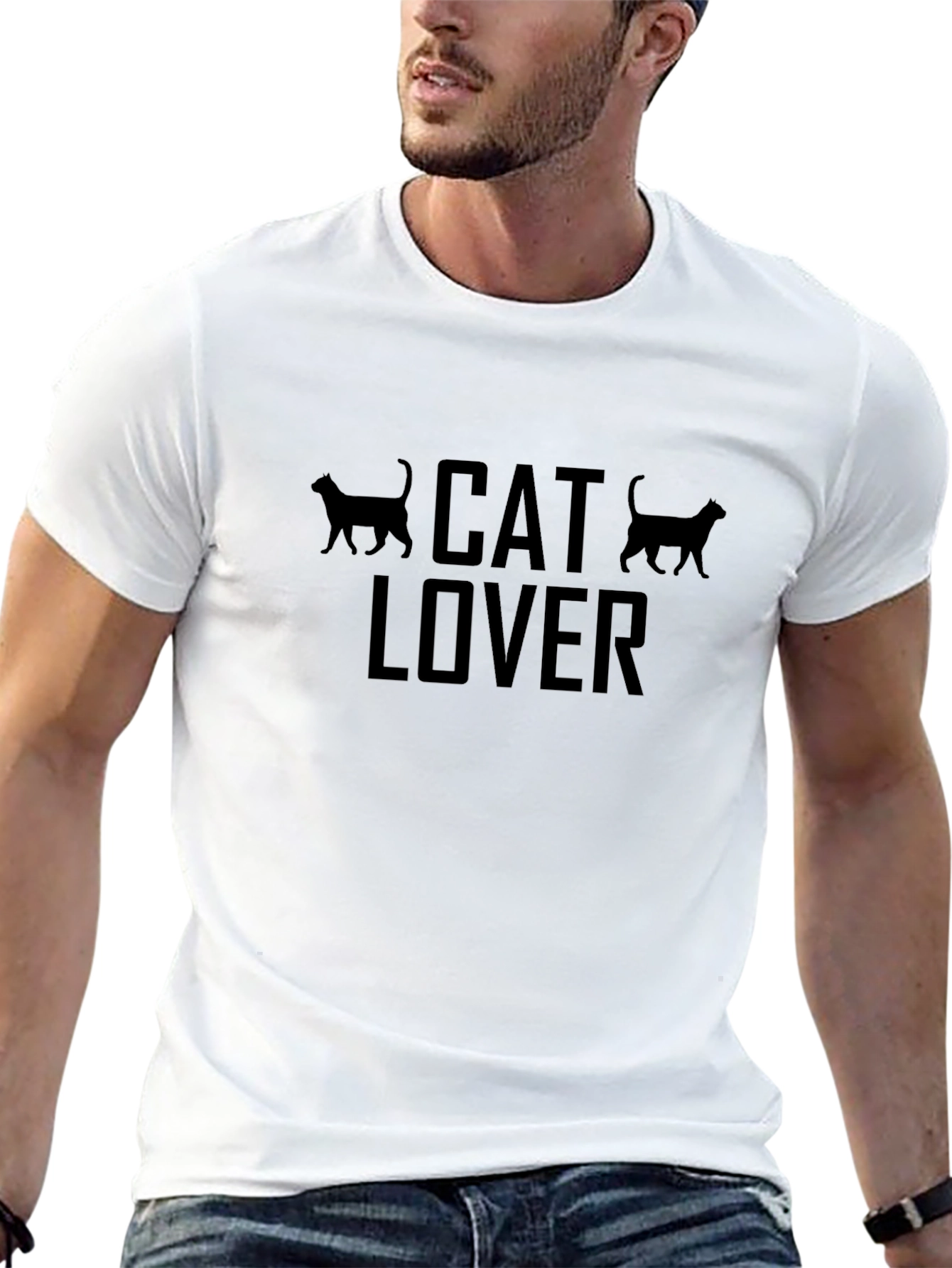 Cat Lover T-Shirt - Unisex Black Tee