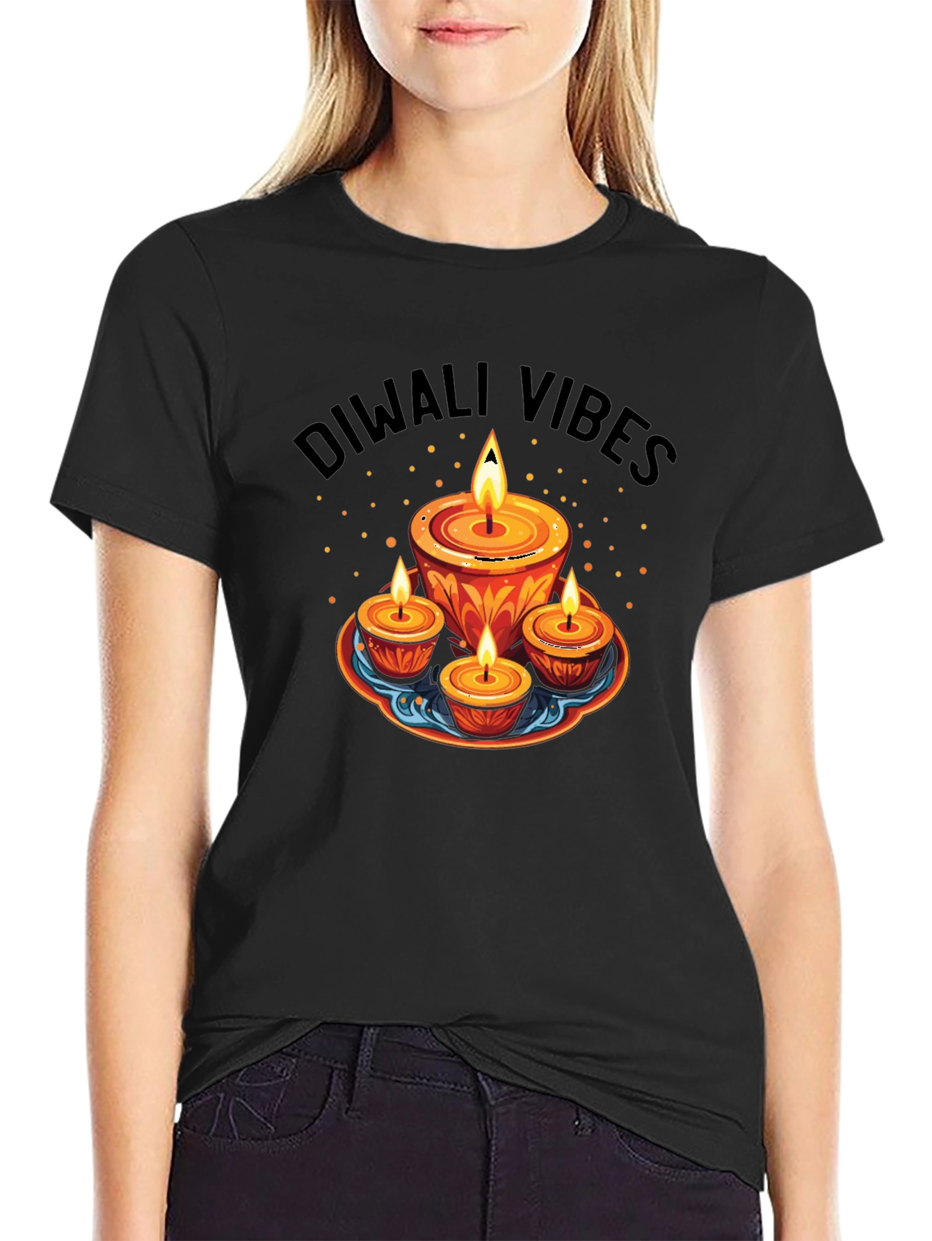Diwali Vibes Graphic T-Shirt