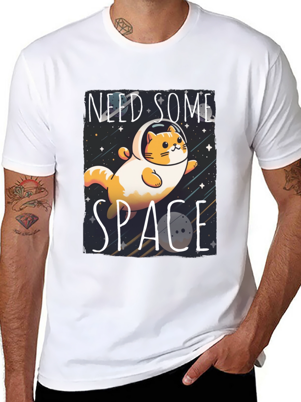 Need Some Space Cat T-Shirt