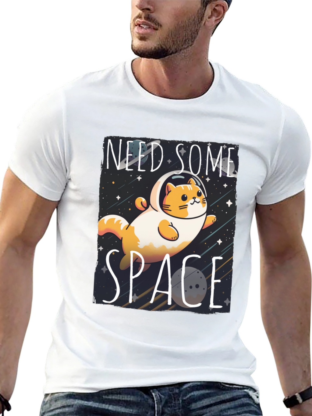 Need Some Space Cat T-Shirt