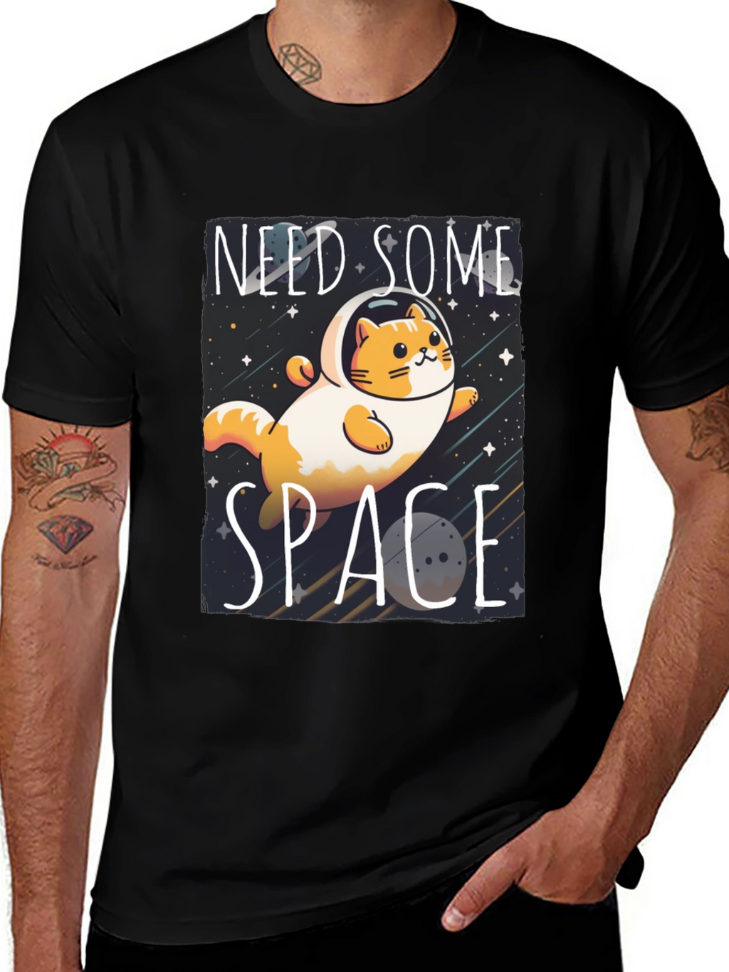Need Some Space Cat T-Shirt