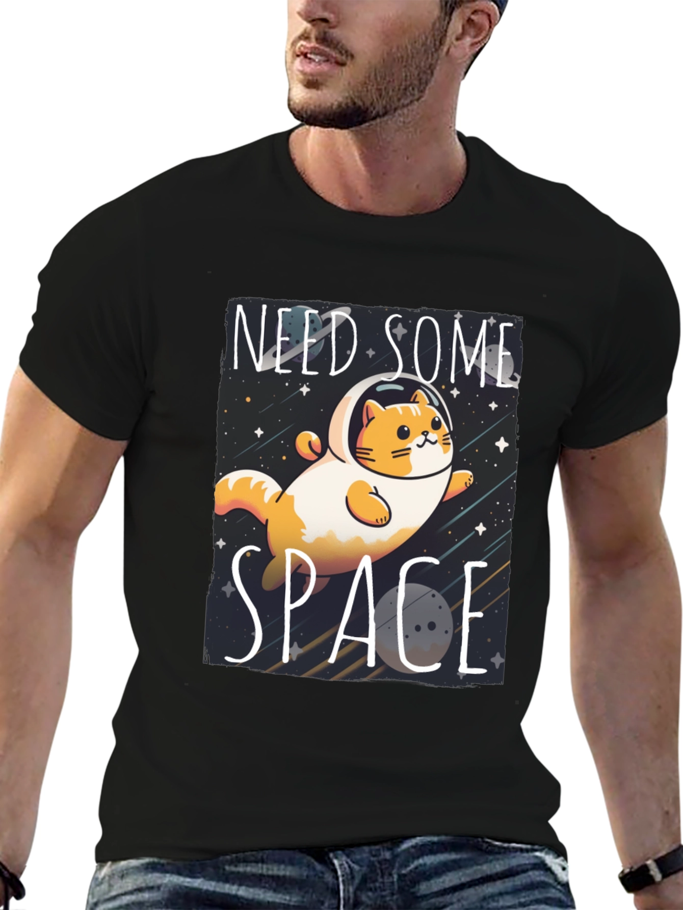 Need Some Space Cat T-Shirt
