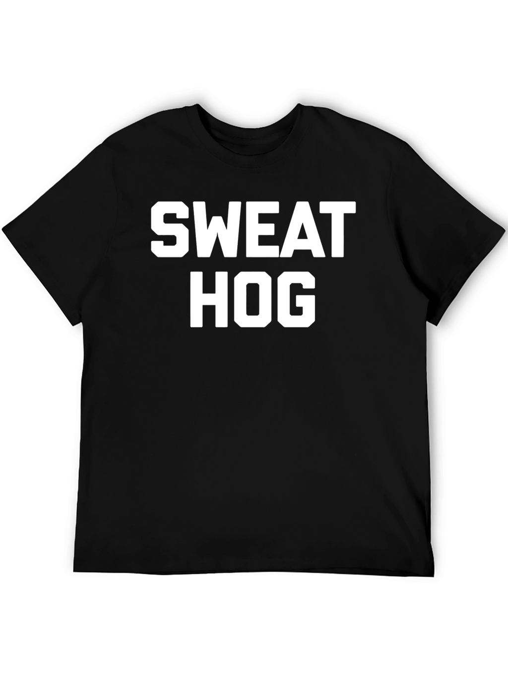 Sweat Hog Funny Graphic Tee - Black