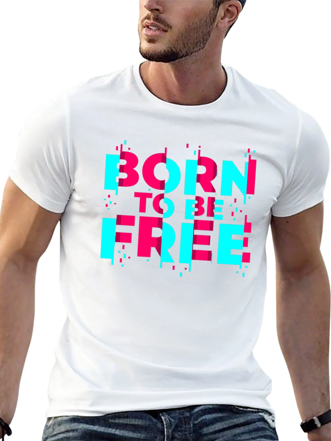Born to be Free Graphic Tee - Black