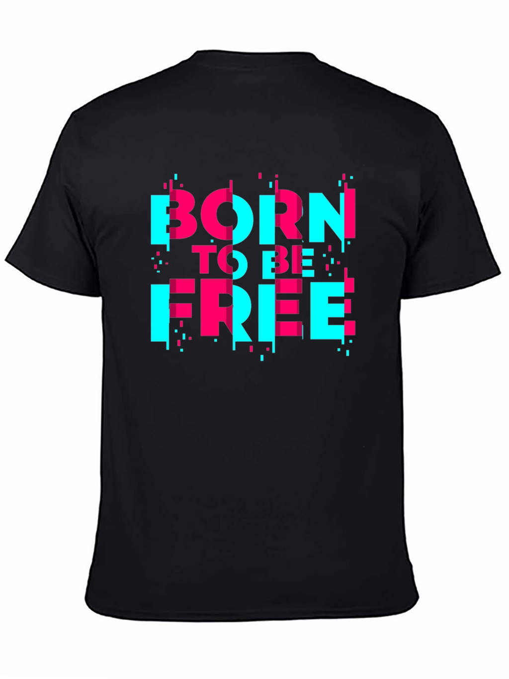 Born to be Free Graphic Tee - Black