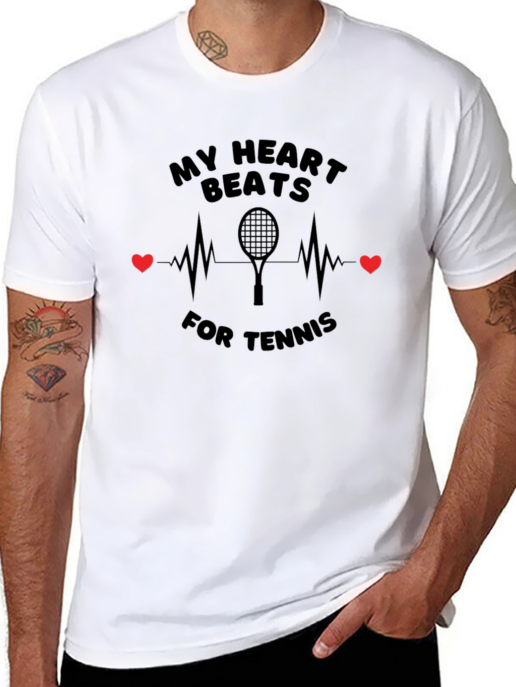 My Heart Beats for Tennis T-Shirt