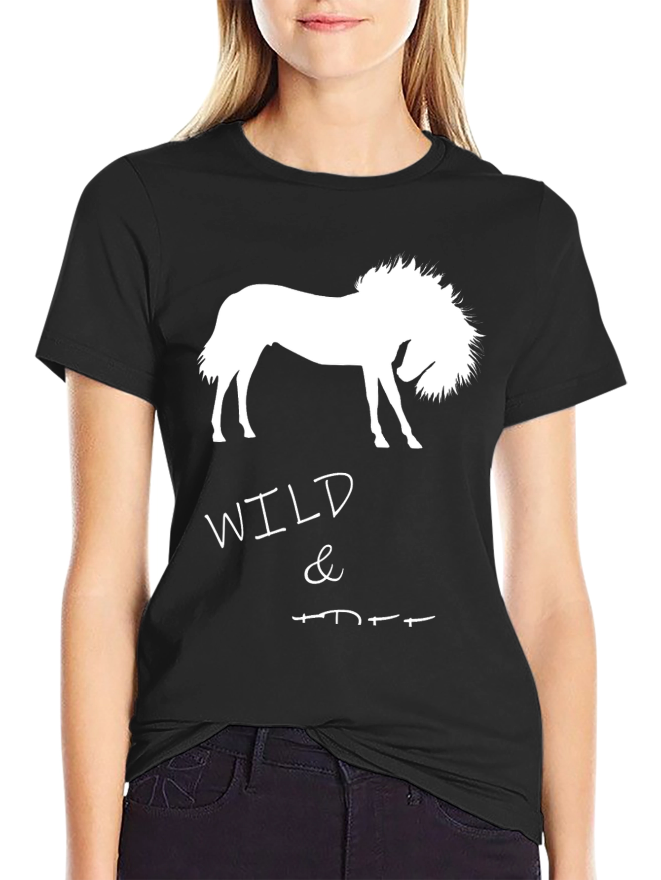 Wild & Free Horse Graphic T-Shirt