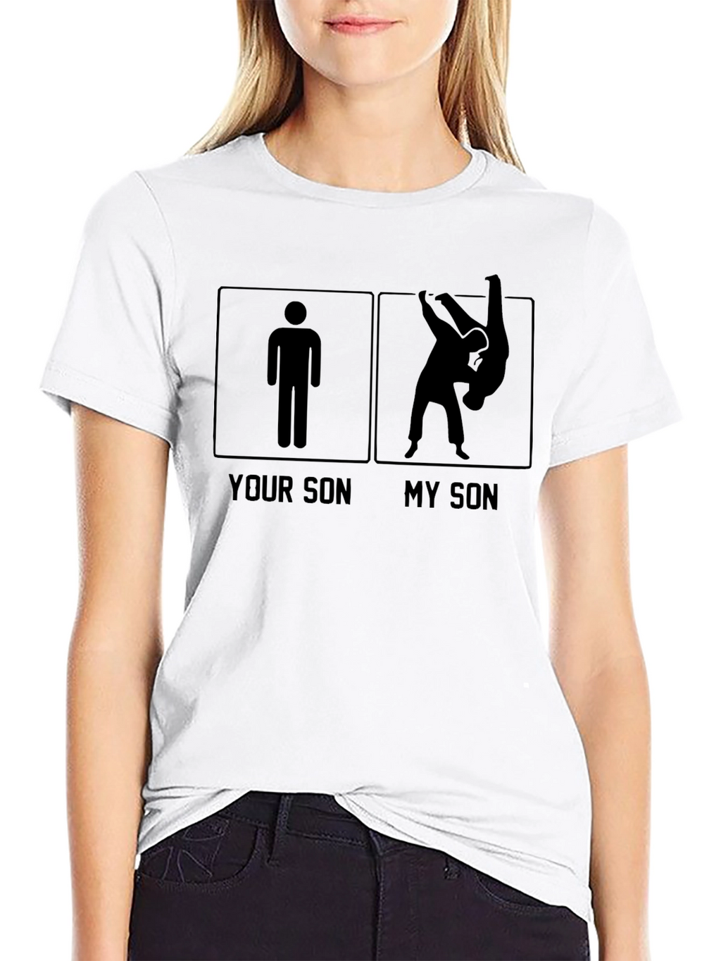 Your Son My Son Grappling Jiu Jitsu Black T-Shirt
