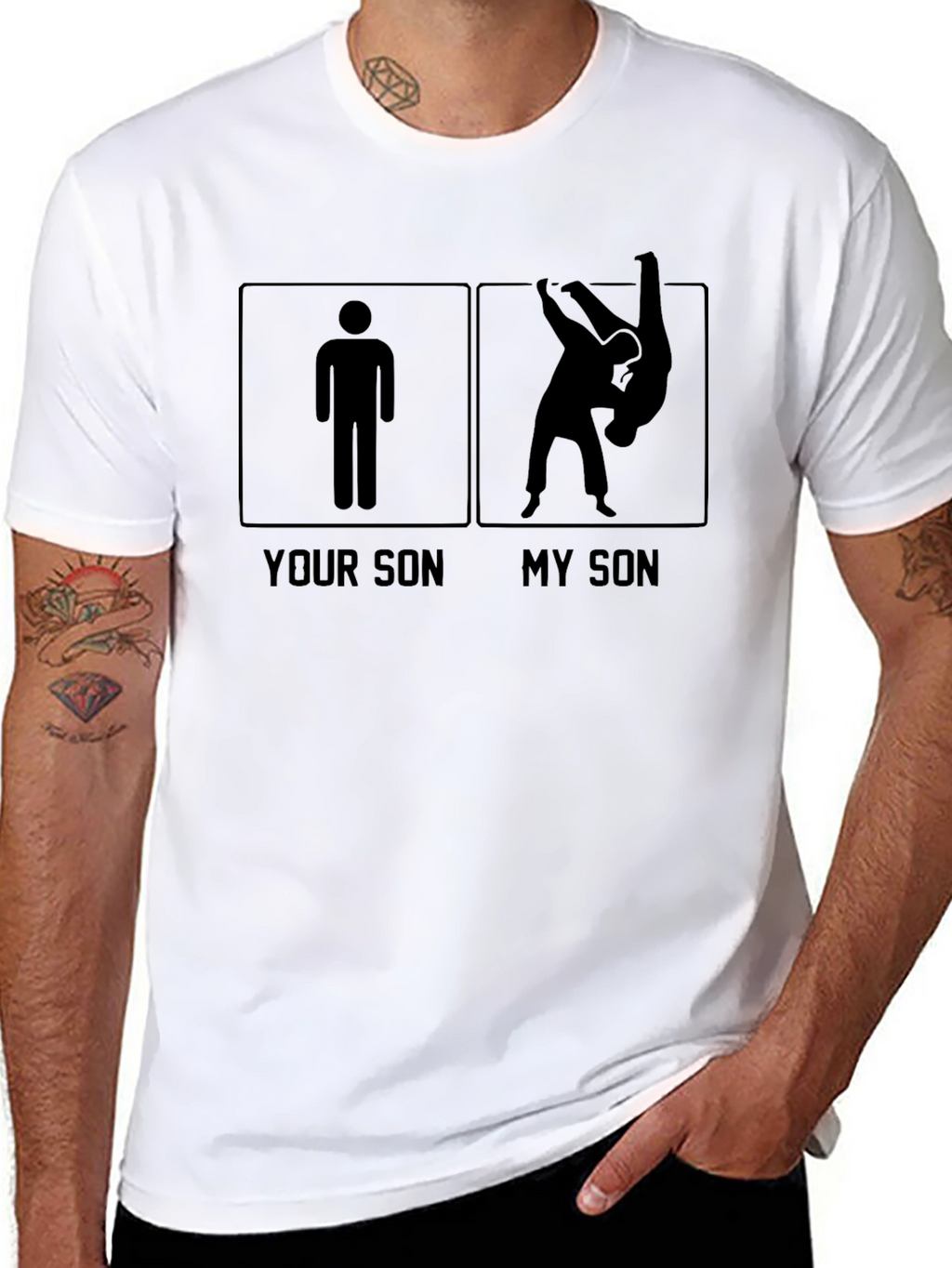 Your Son My Son Grappling Jiu Jitsu Black T-Shirt