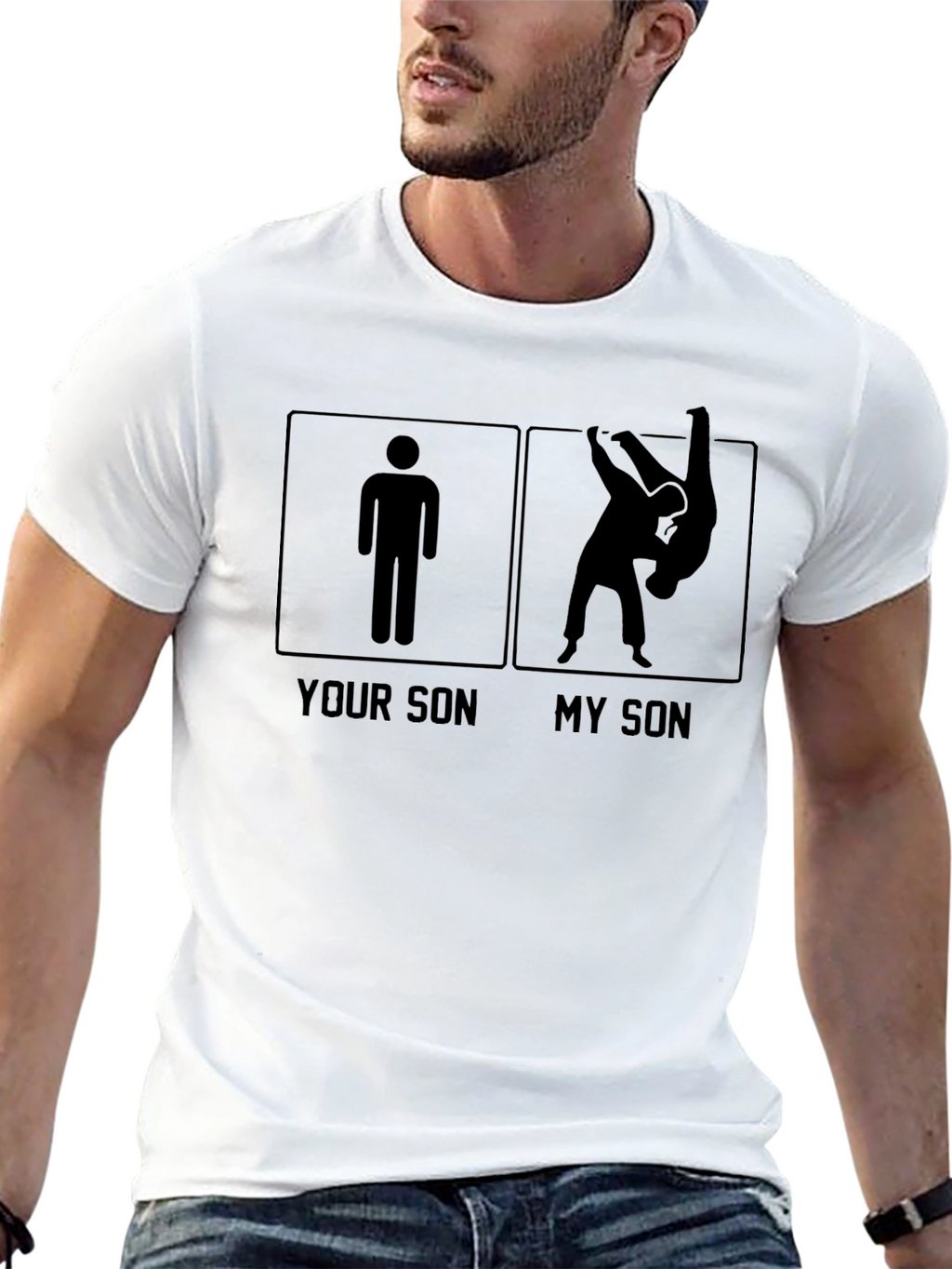 Your Son My Son Grappling Jiu Jitsu Black T-Shirt