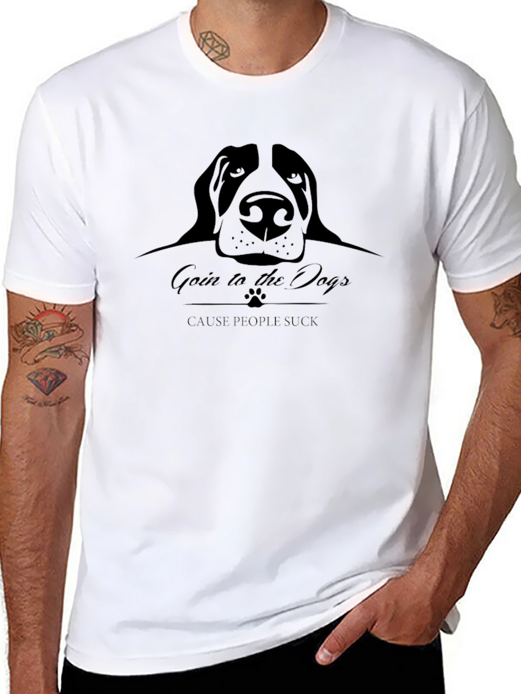 Goin to the Dogs Tee - Mens Graphic T-Shirt