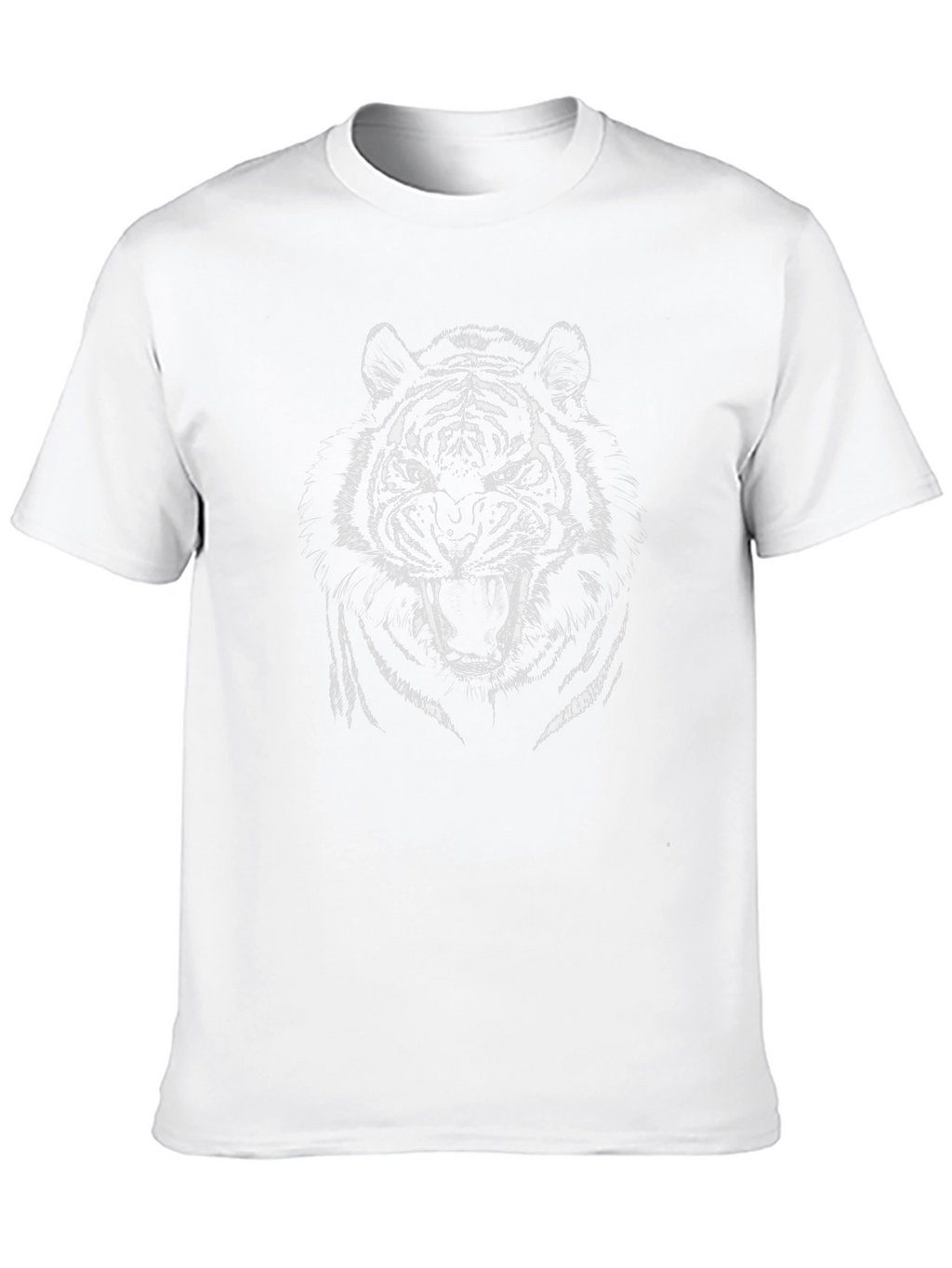 Black Tiger Graphic Tee - Mens Short Sleeve