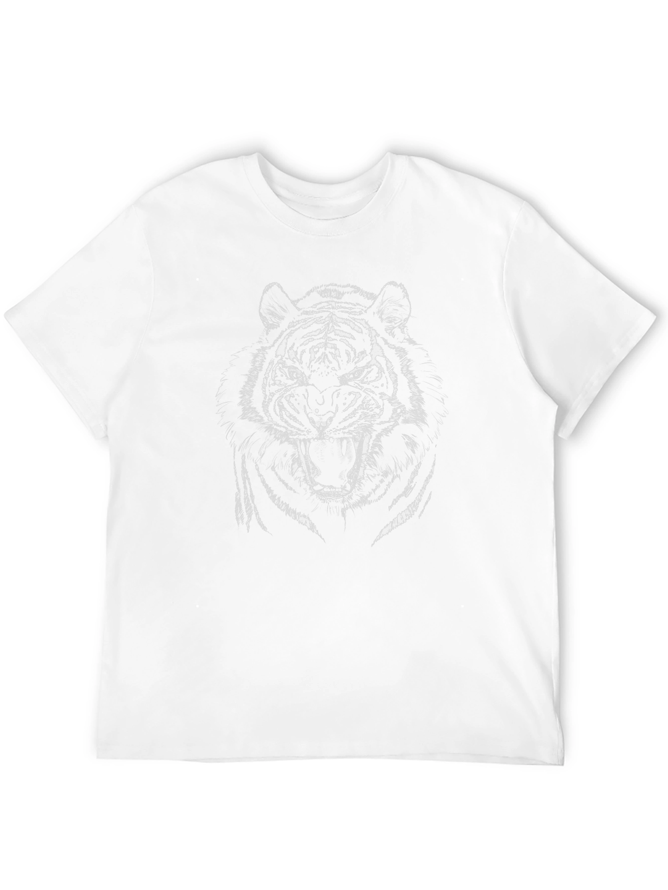 Black Tiger Graphic Tee - Mens Short Sleeve