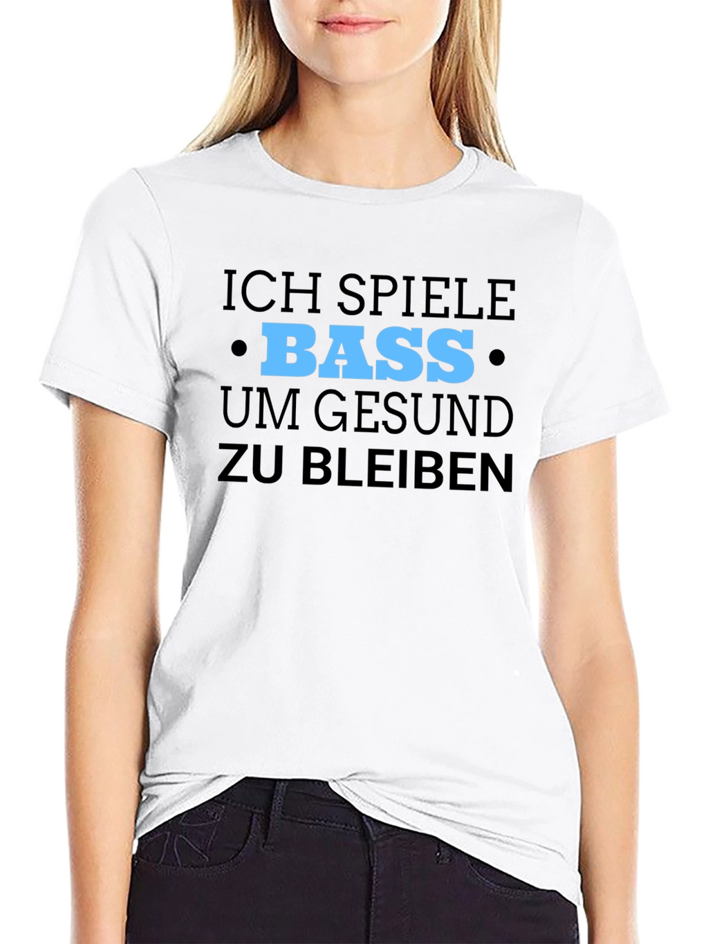 Bass Guitar Player T-Shirt: Ich Spiele Bass