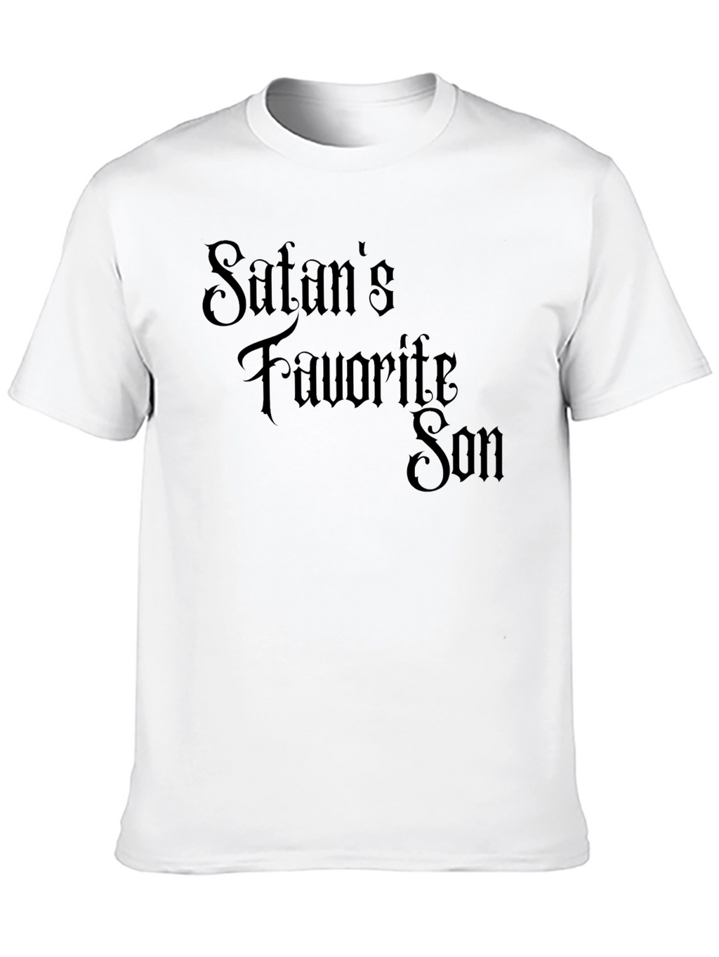 Satans Favorite Son Graphic T-Shirt - Black