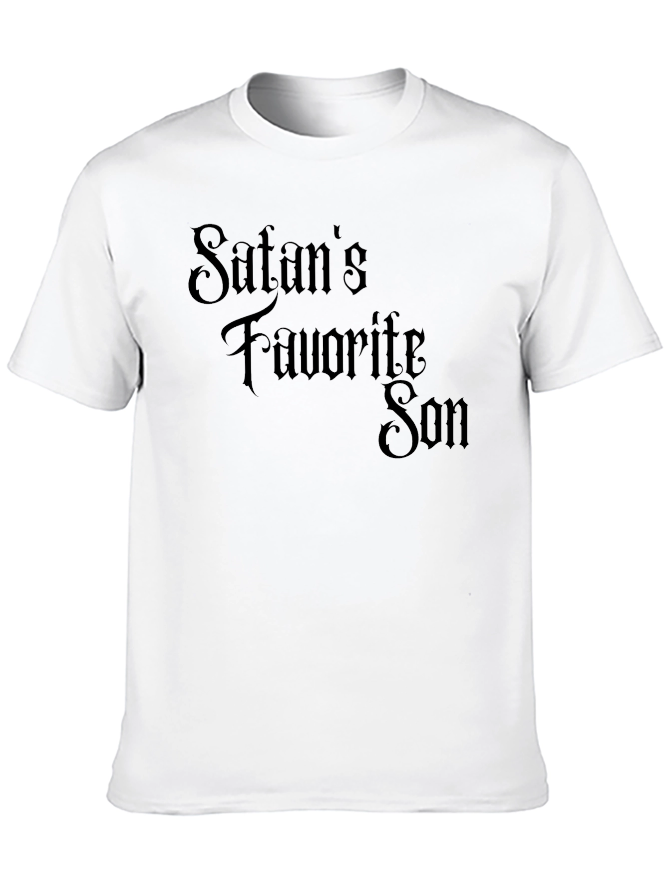 Satans Favorite Son Graphic T-Shirt - Black