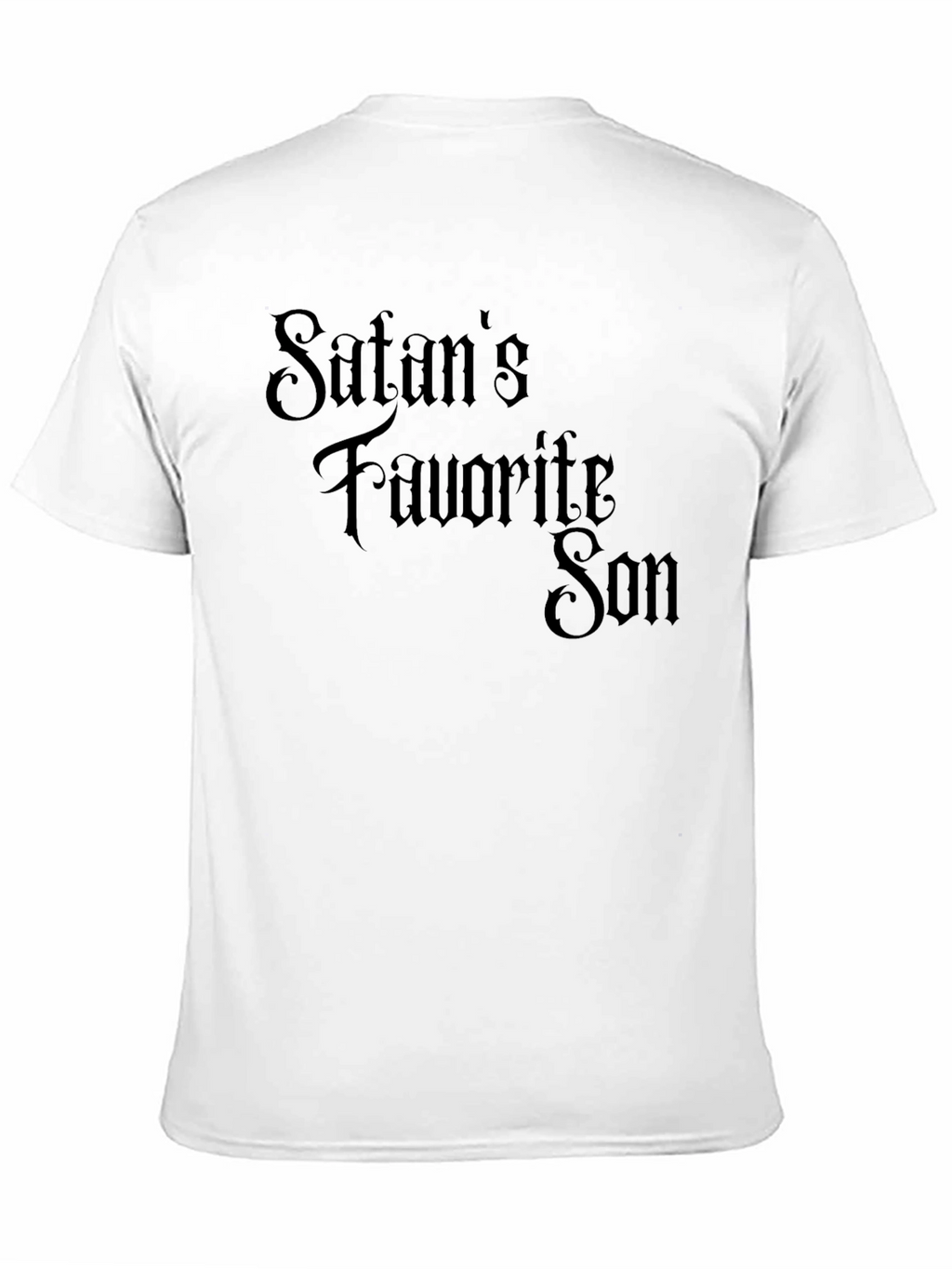 Satans Favorite Son Graphic T-Shirt - Black