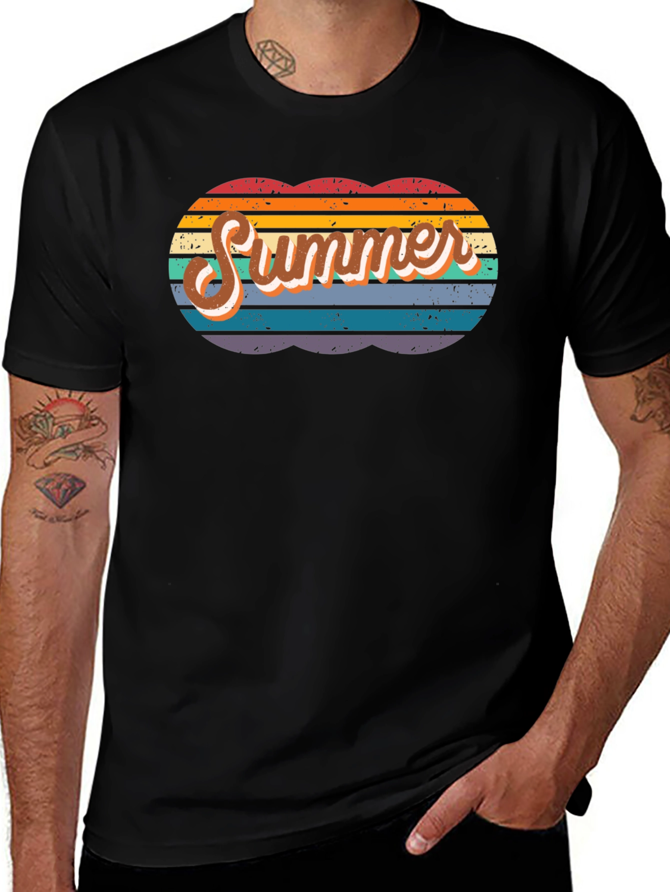 Retro Summer T-Shirt - Stylish Vintage Design