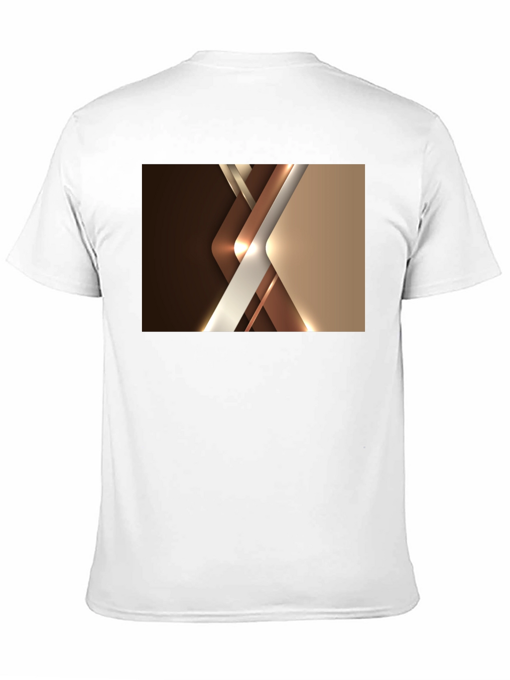Abstract Geometric Black T-Shirt