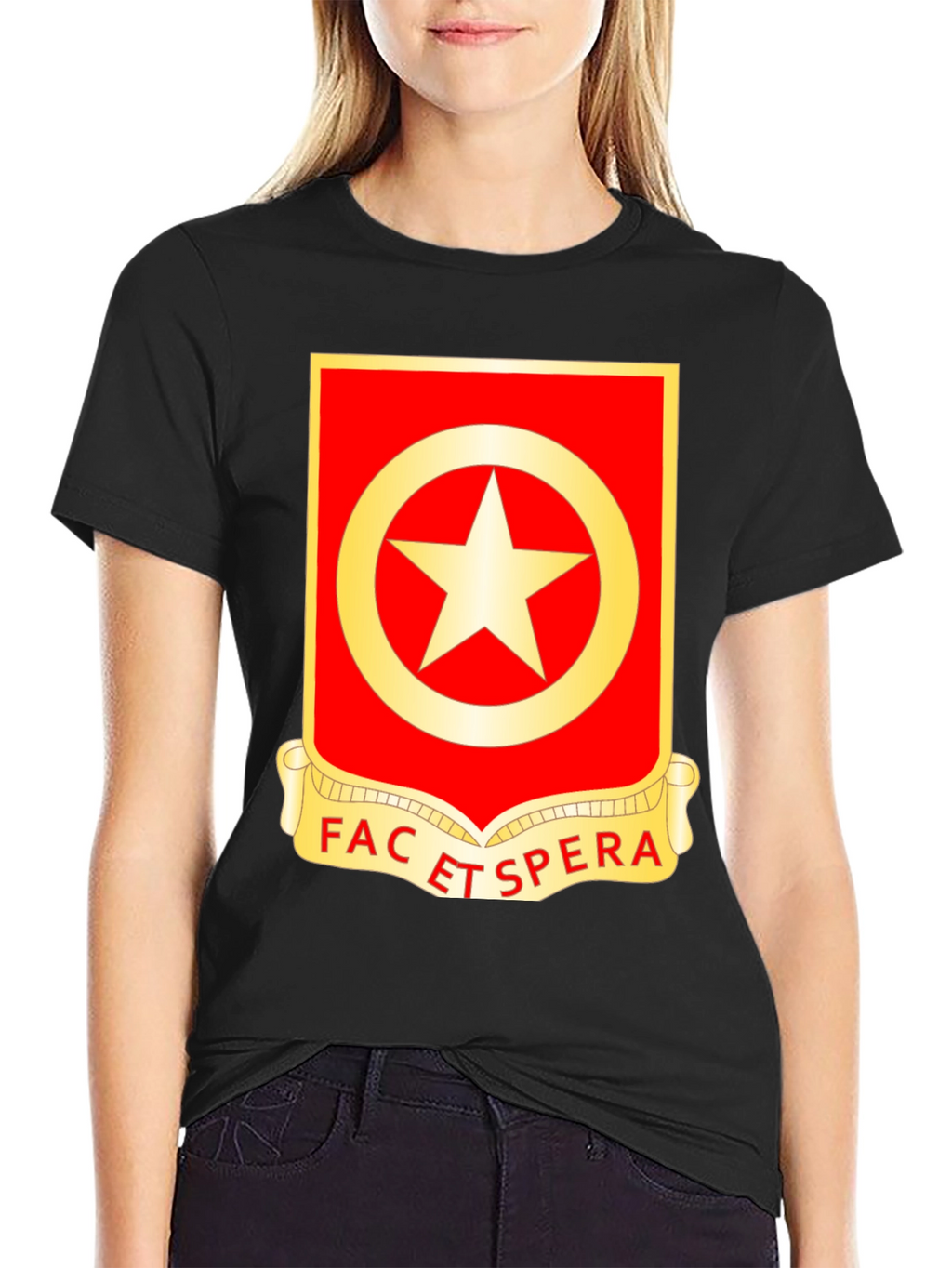 Army Unit Crest T-Shirt - FAC ET ESPERA