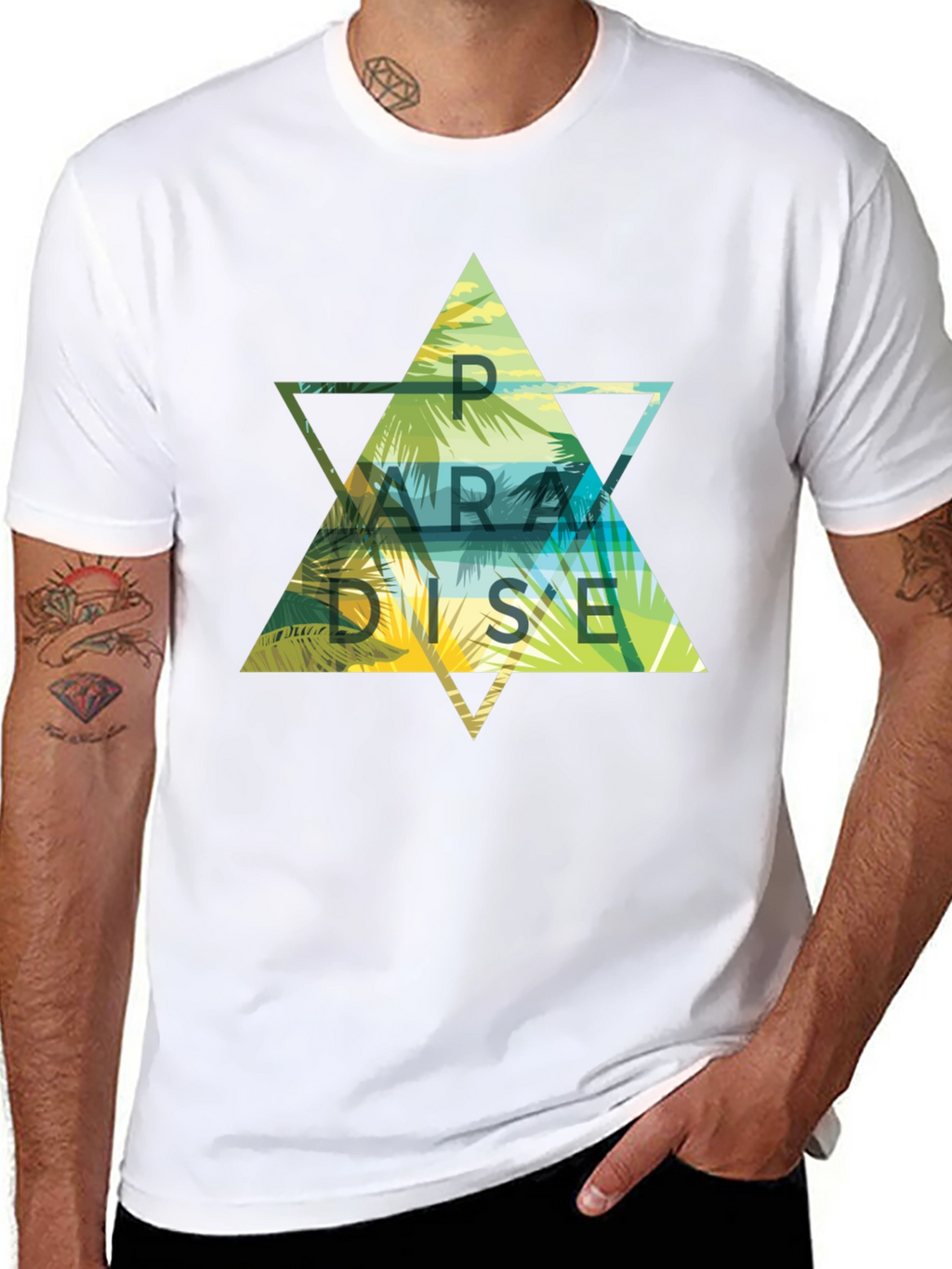 Paradise Graphic T-Shirt Tropical Summer Style