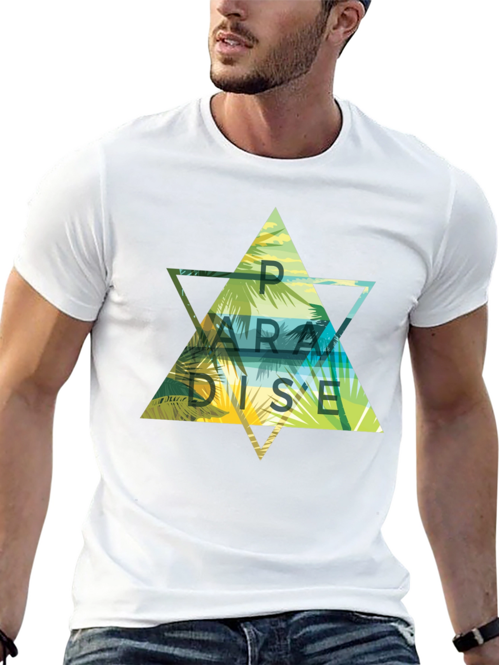 Paradise Graphic T-Shirt Tropical Summer Style