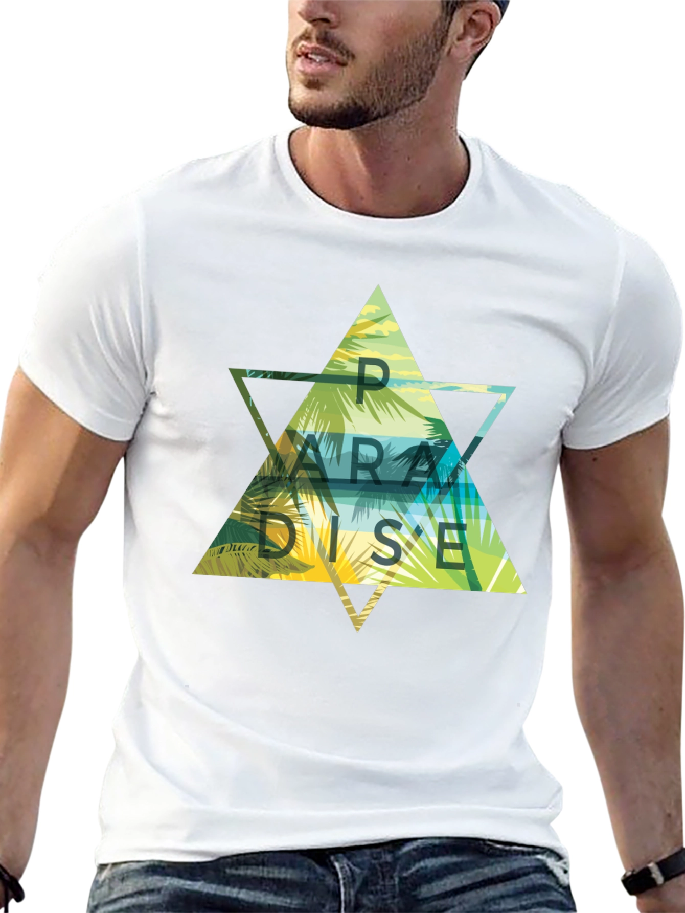 Paradise Graphic T-Shirt Tropical Summer Style