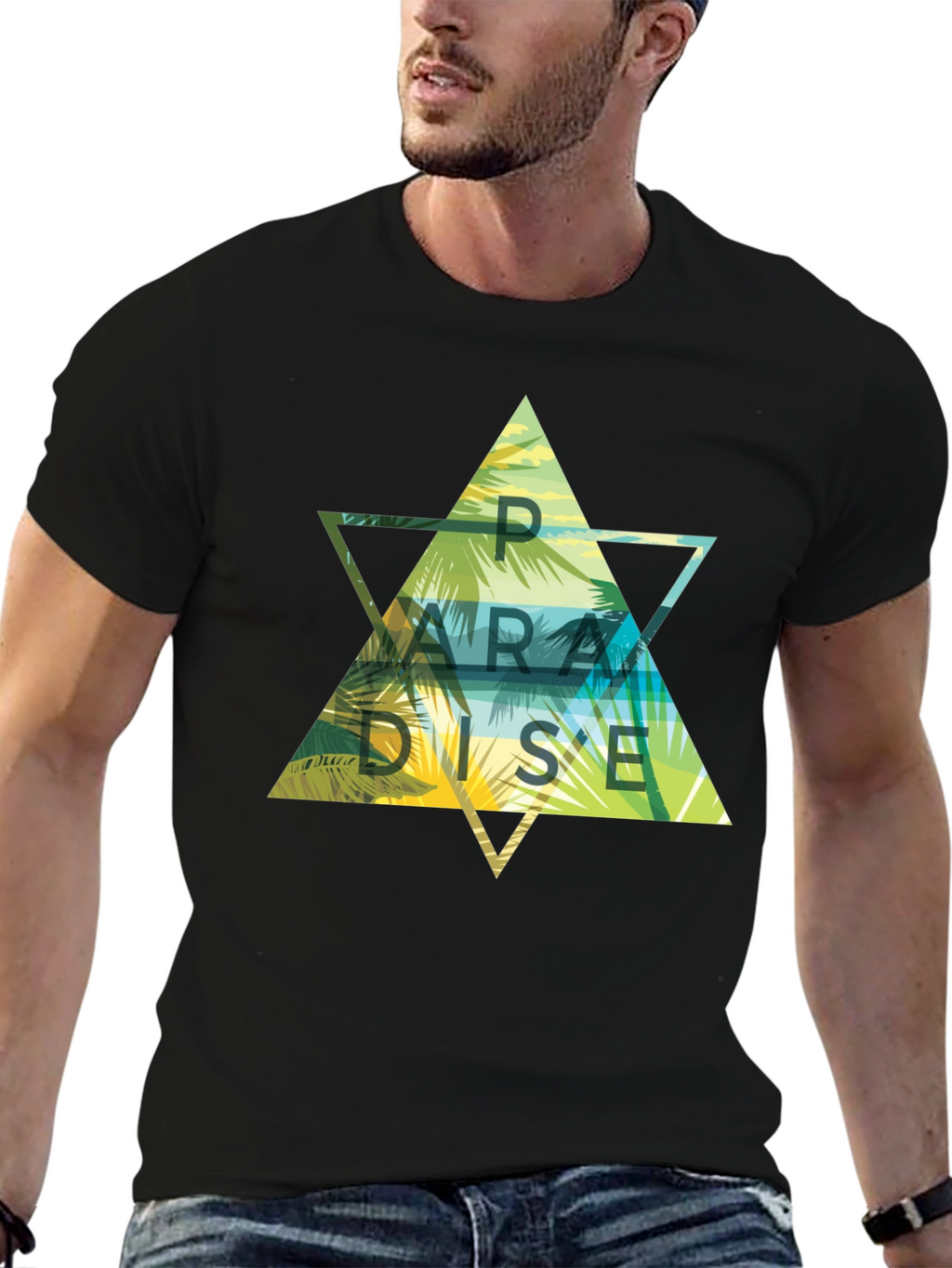 Paradise Graphic T-Shirt Tropical Summer Style
