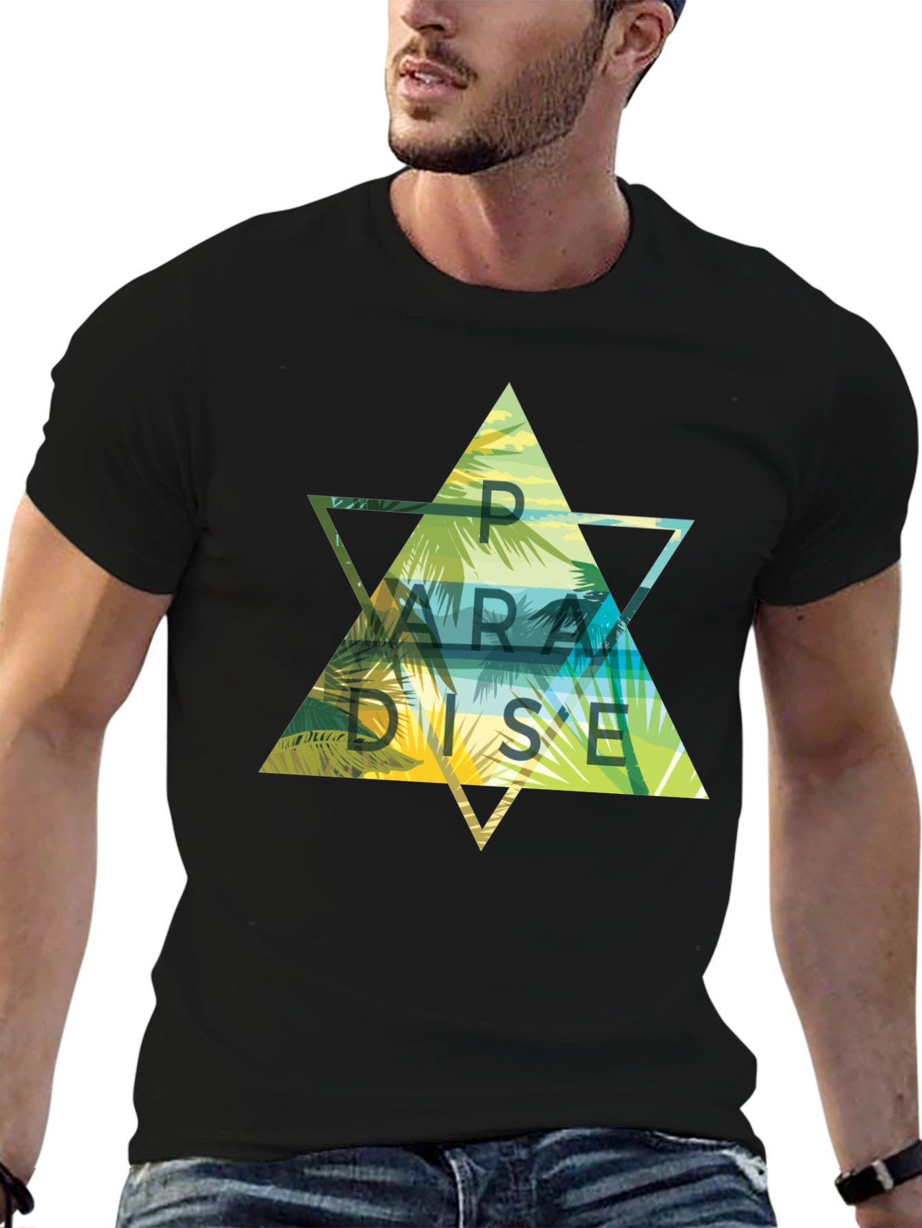 Paradise Graphic T-Shirt Tropical Summer Style