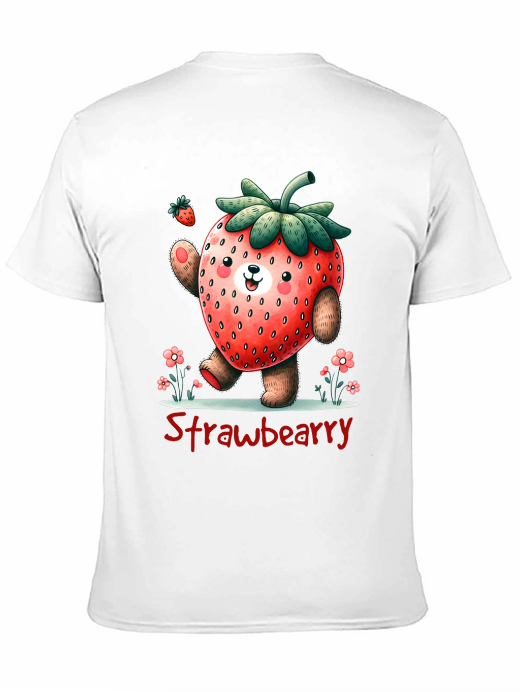 Strawberry Bear Graphic Tee