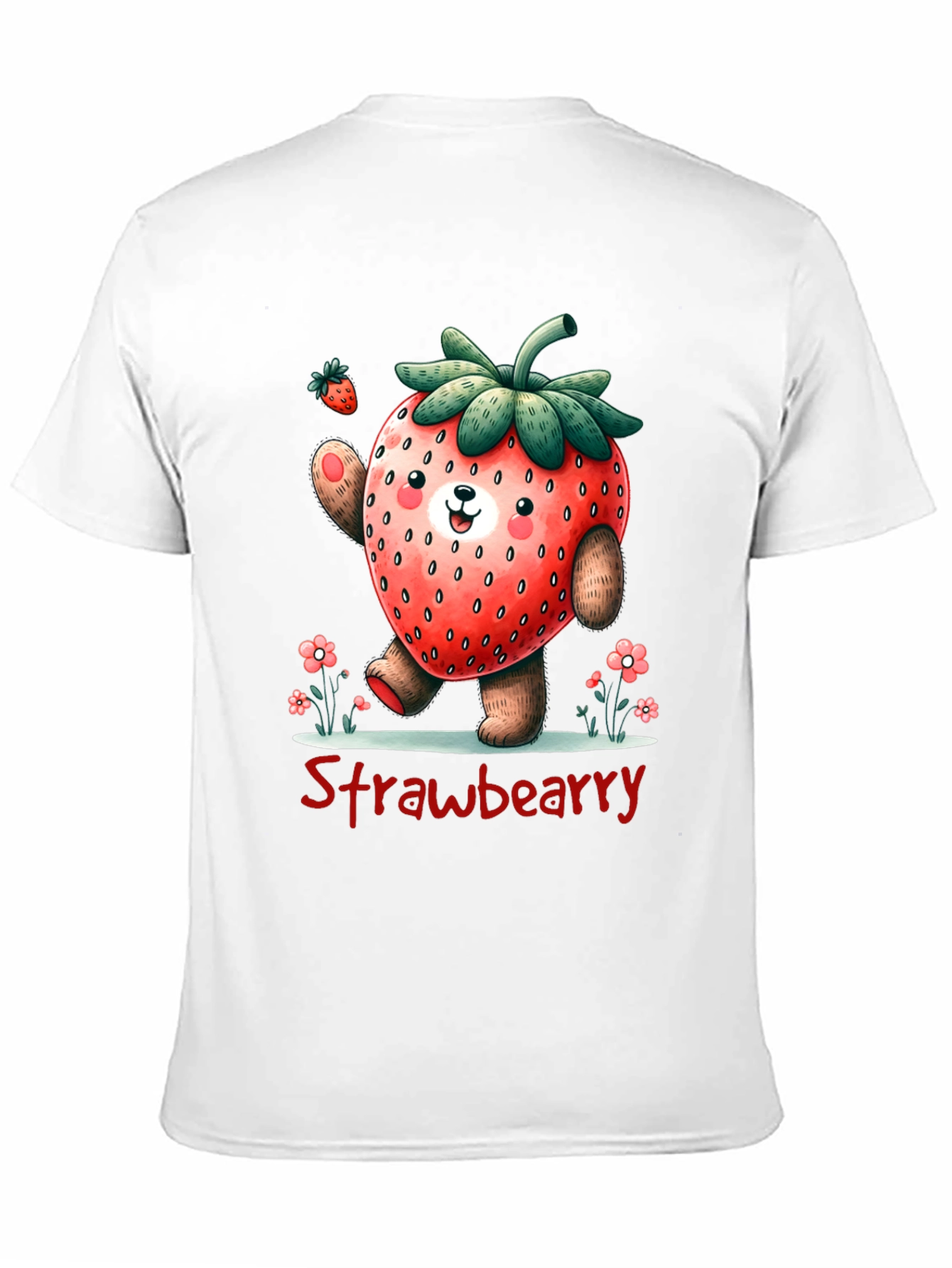 Strawberry Bear Graphic Tee