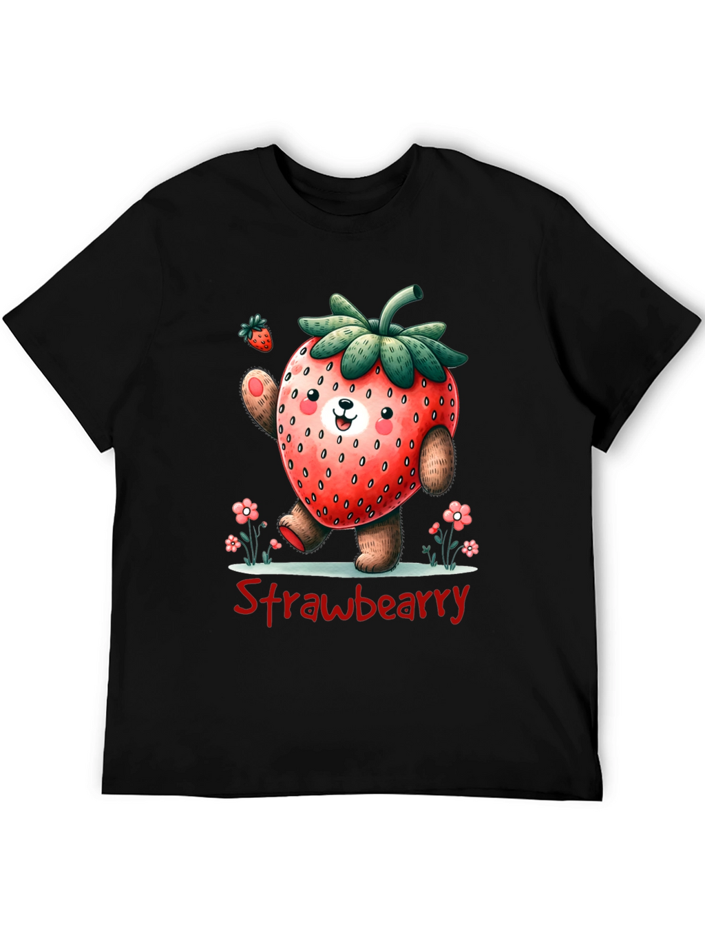 Strawberry Bear Graphic Tee