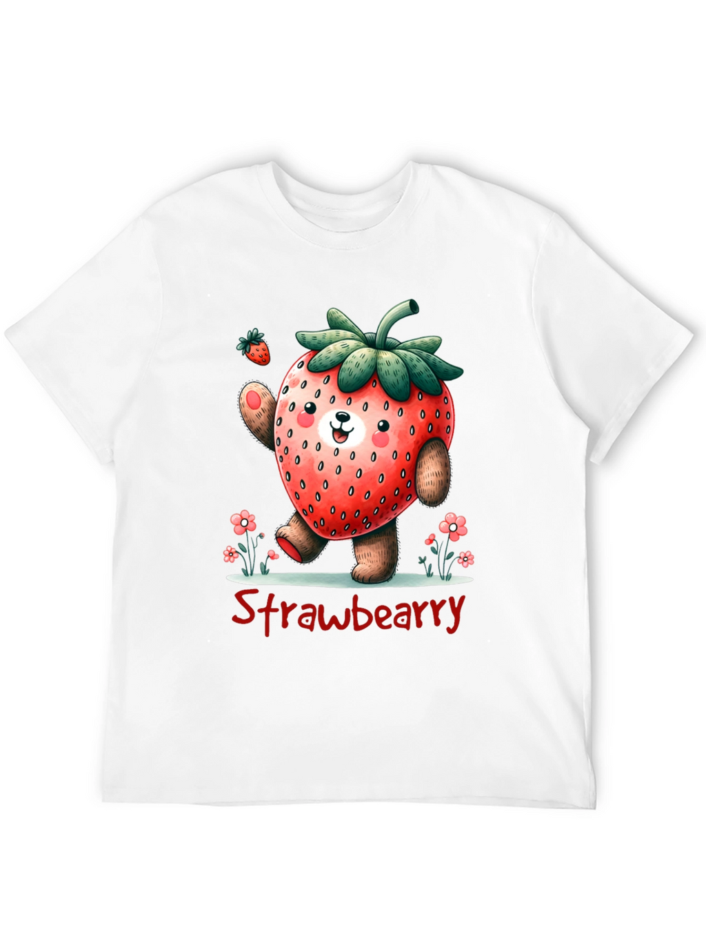 Strawberry Bear Graphic Tee