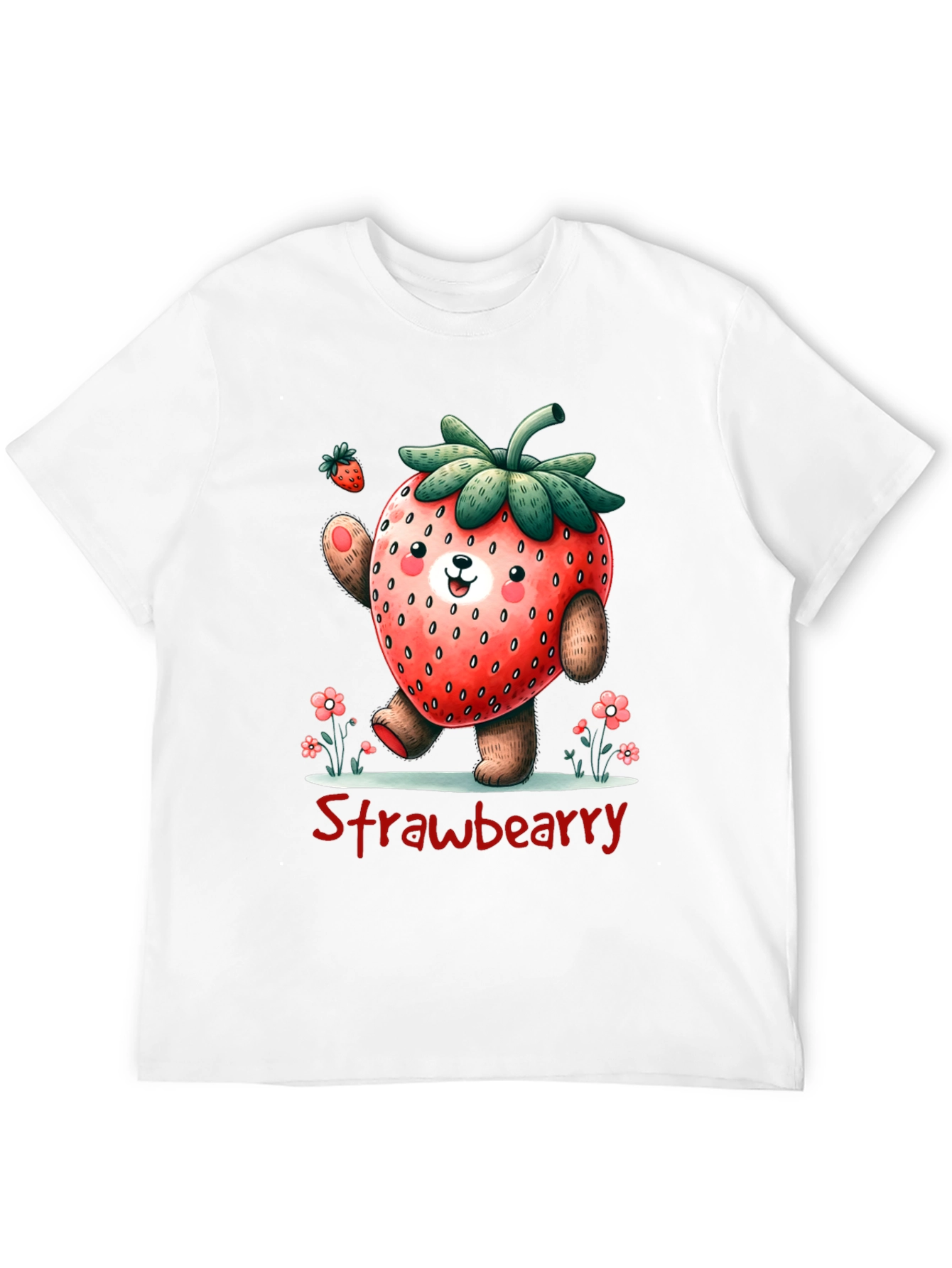 Strawberry Bear Graphic Tee