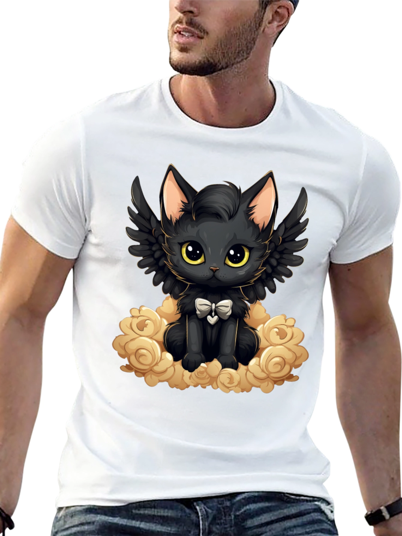Cute Angel Cat T-Shirt