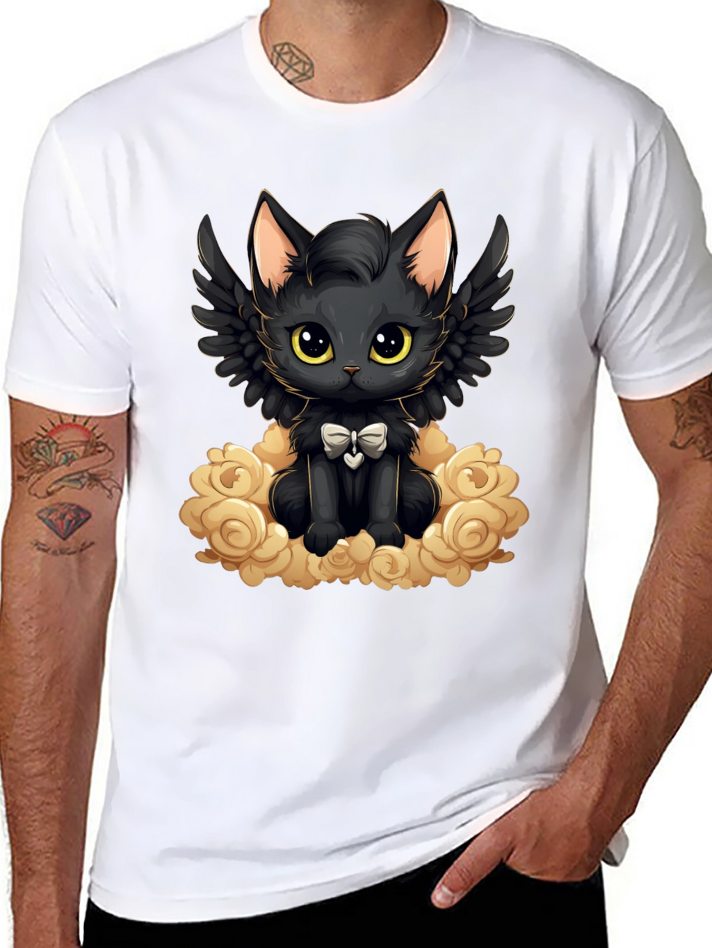Cute Angel Cat T-Shirt