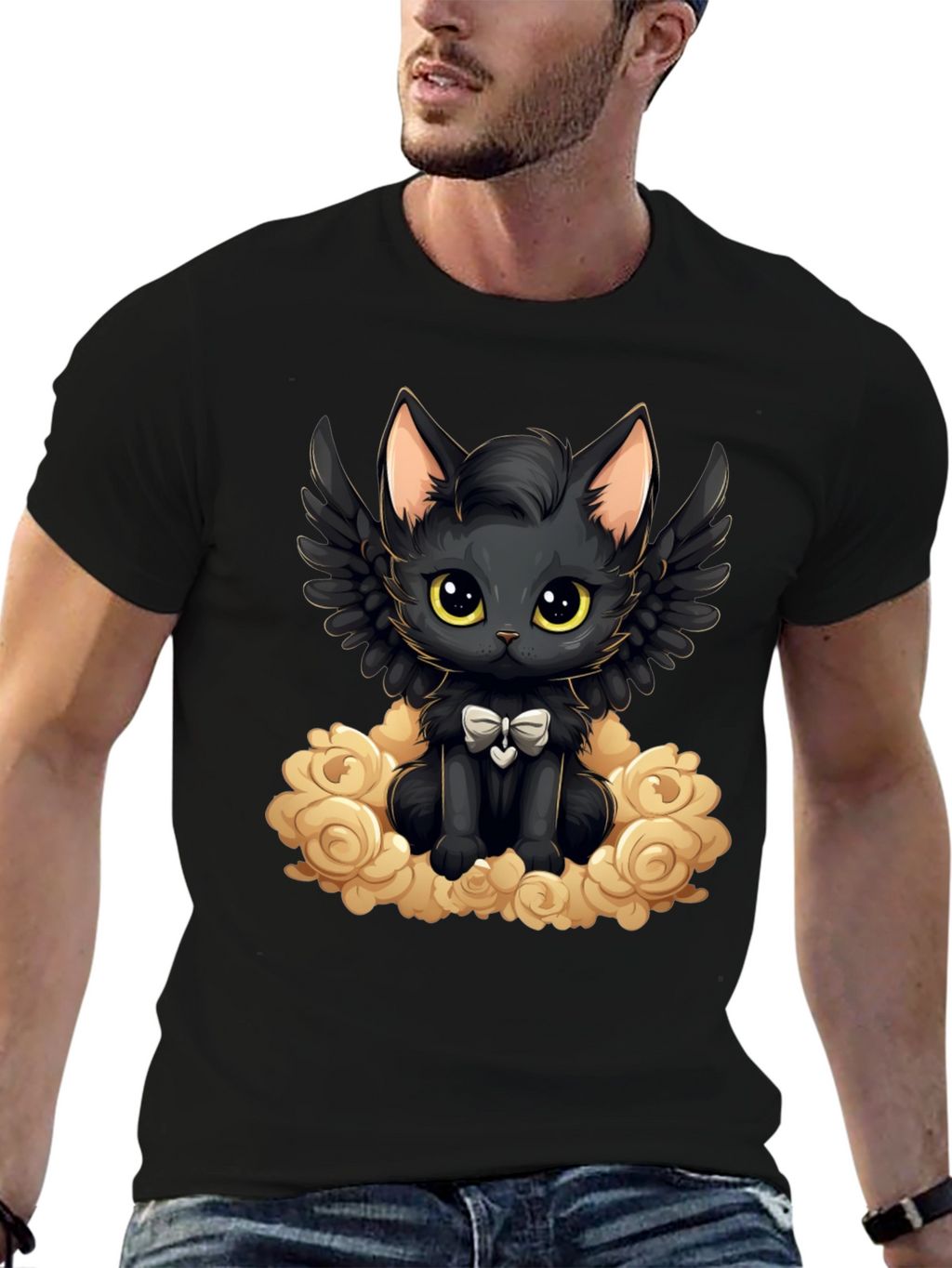 Cute Angel Cat T-Shirt